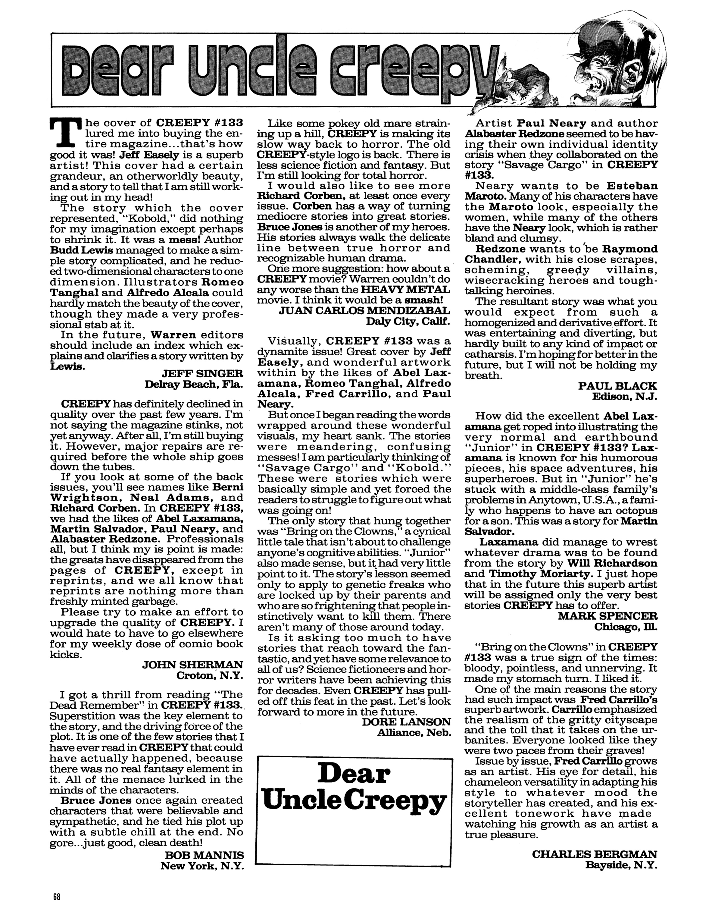 Read online Creepy Archives comic -  Issue # TPB 28 (Part 1) - 70