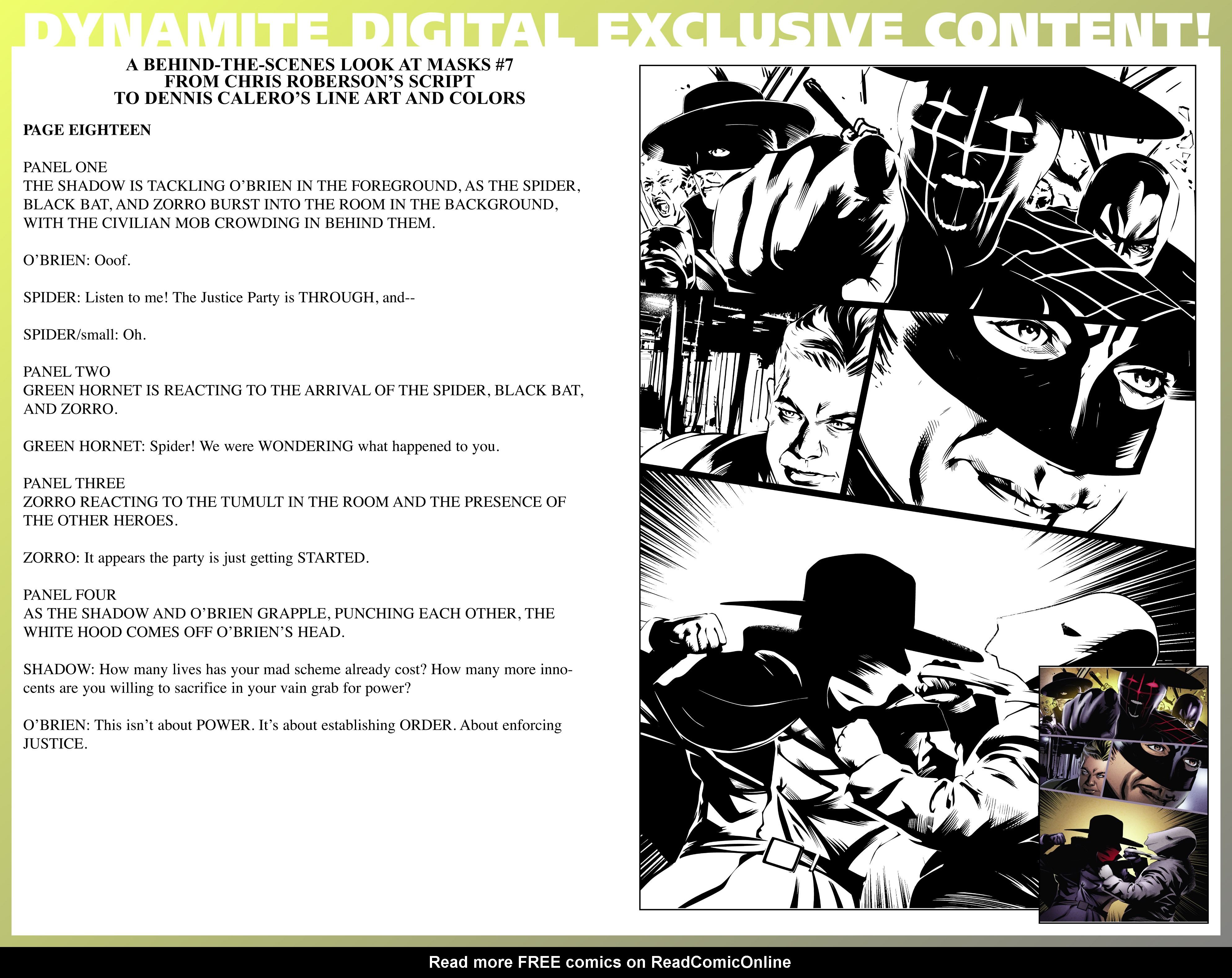 Read online Masks comic -  Issue #7 - 28