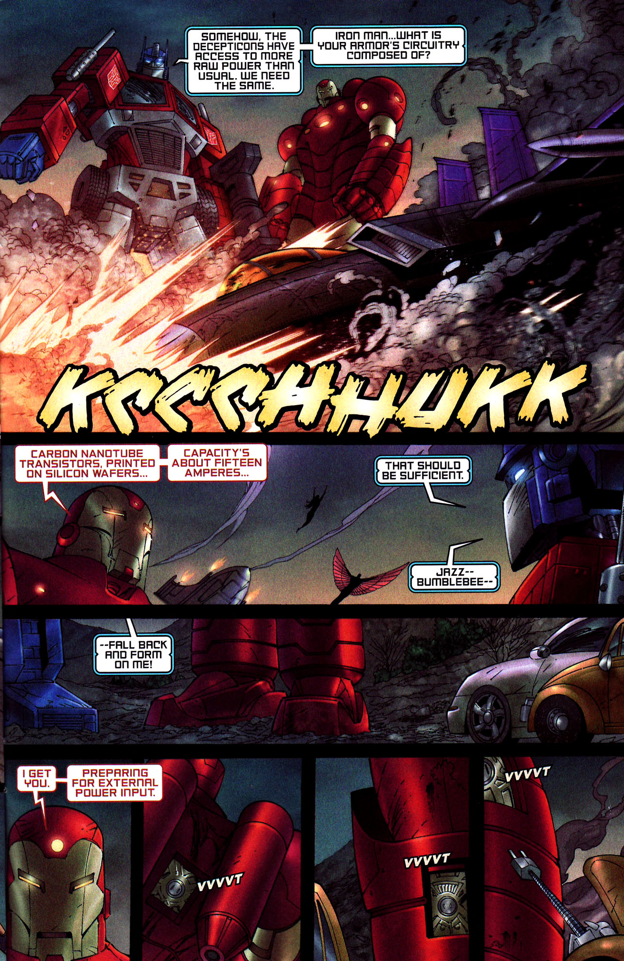 Read online New Avengers/Transformers comic -  Issue #3 - 16