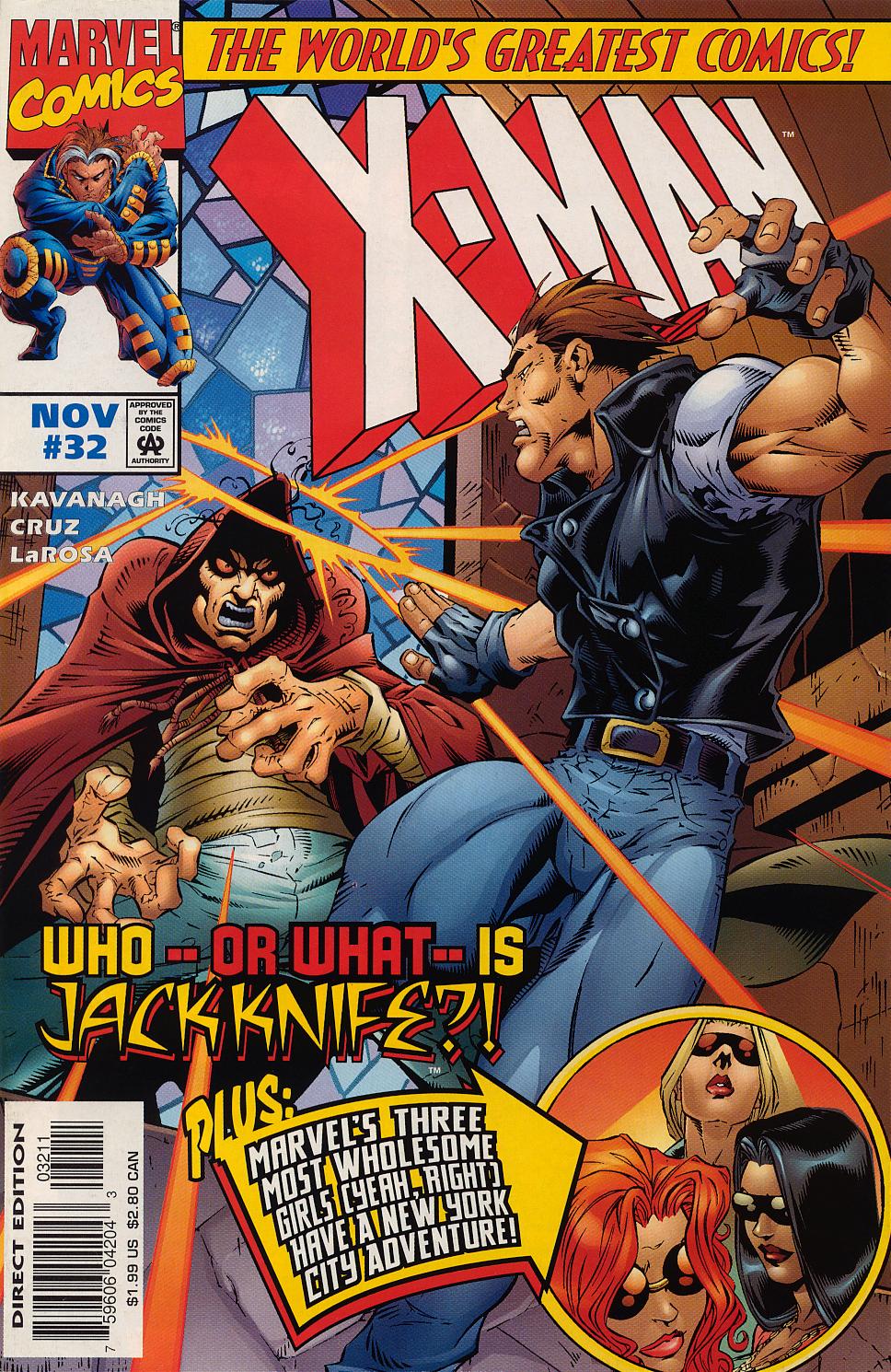 Read online X-Man comic -  Issue #32 - 1