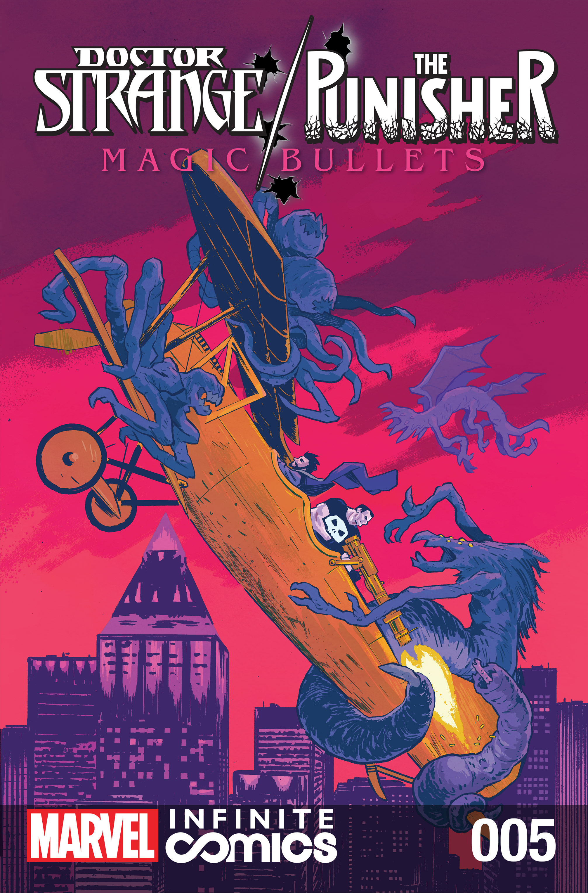 Read online Doctor Strange/Punisher: Magic Bullets Infinite Comic comic -  Issue #5 - 1