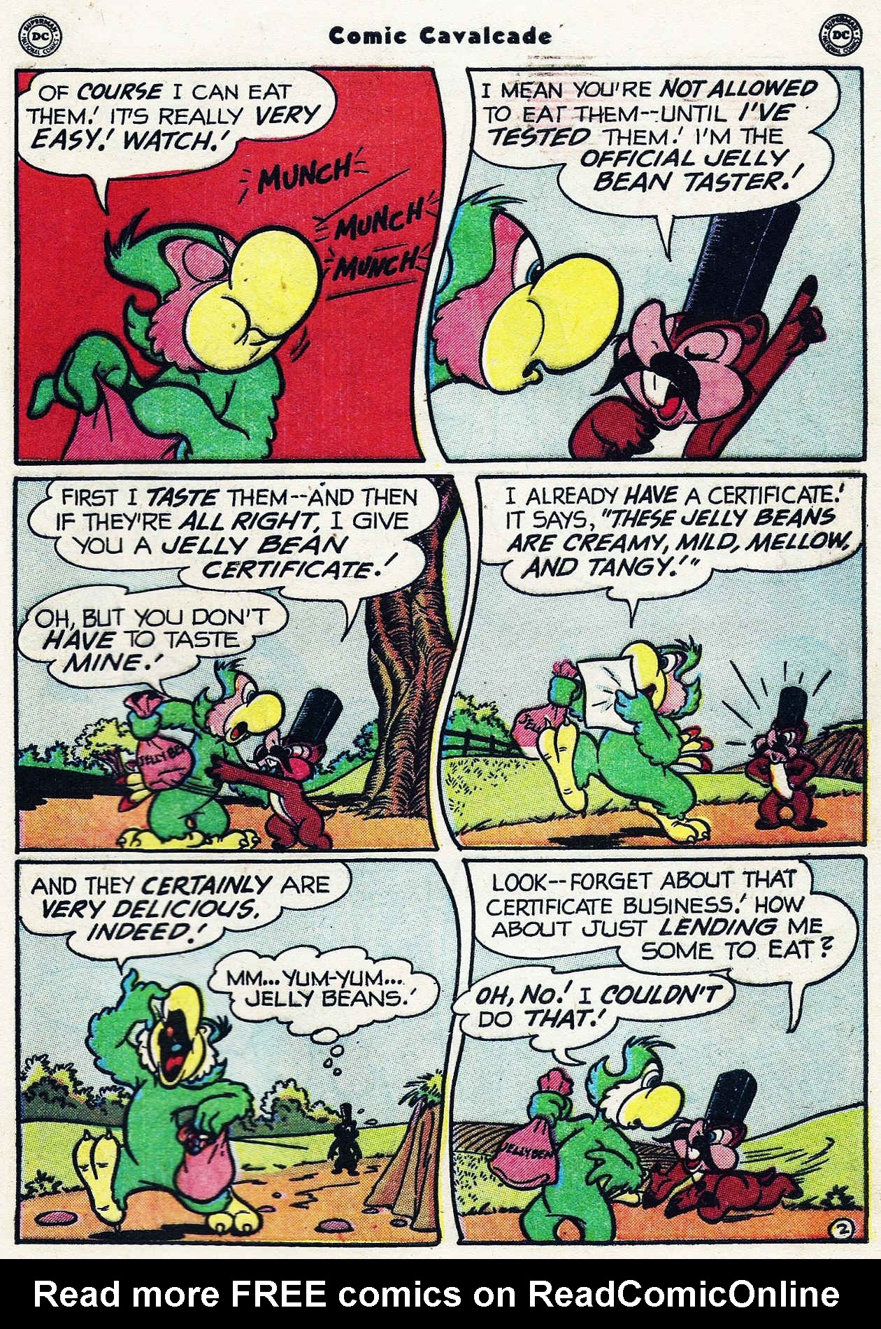 Read online Comic Cavalcade comic -  Issue #37 - 49