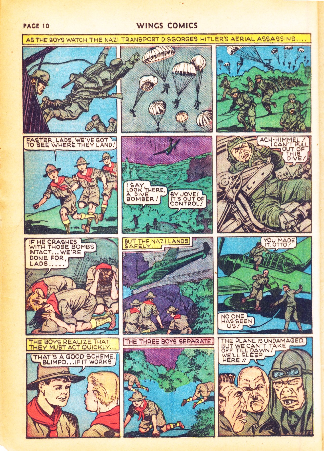 Read online Wings Comics comic -  Issue #4 - 12