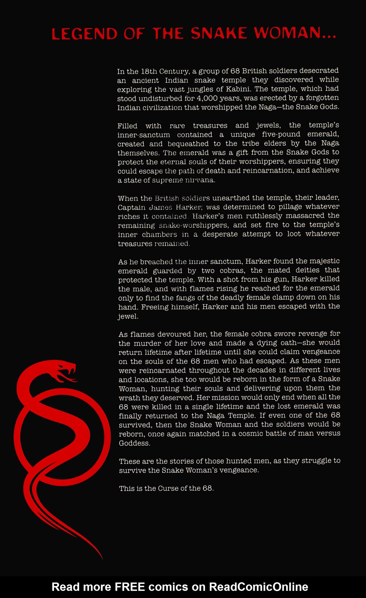 Read online Snake Woman Curse of the 68 comic -  Issue #4 - 3
