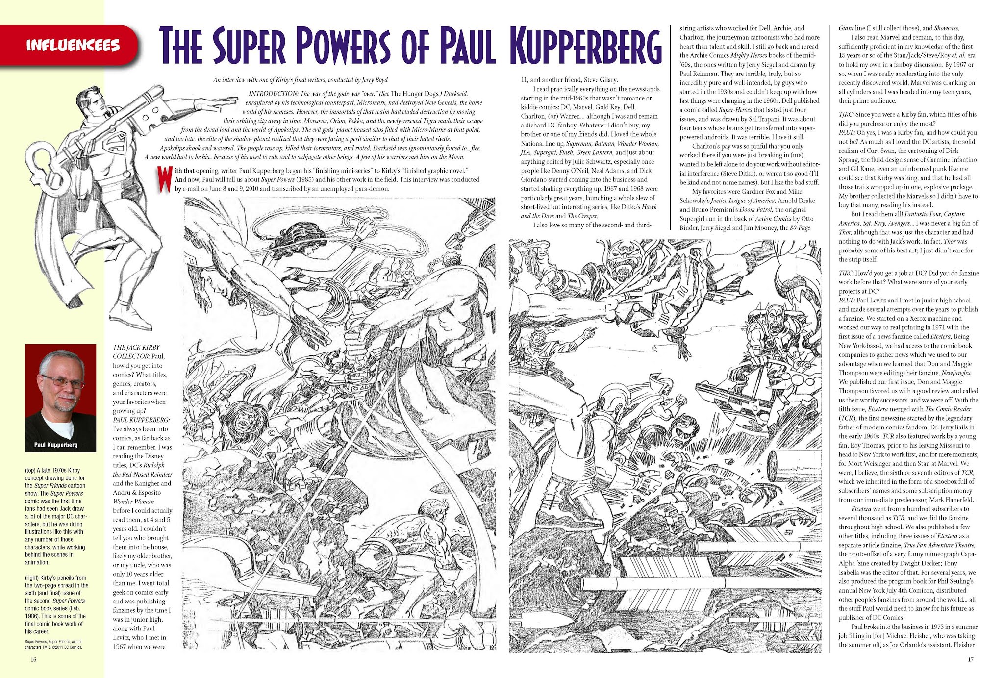 Read online The Jack Kirby Collector comic -  Issue #56 - 17