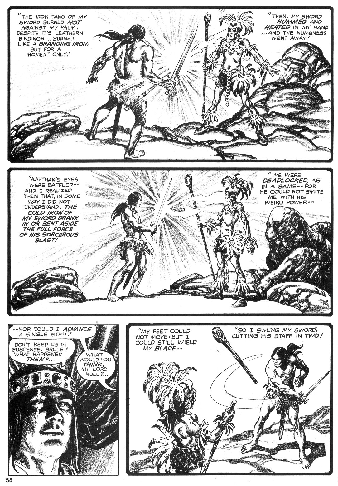 Read online The Savage Sword Of Conan comic -  Issue #55 - 57