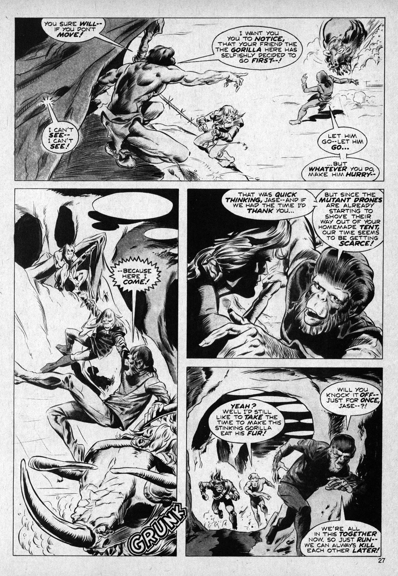 Read online Planet of the Apes comic -  Issue #3 - 27