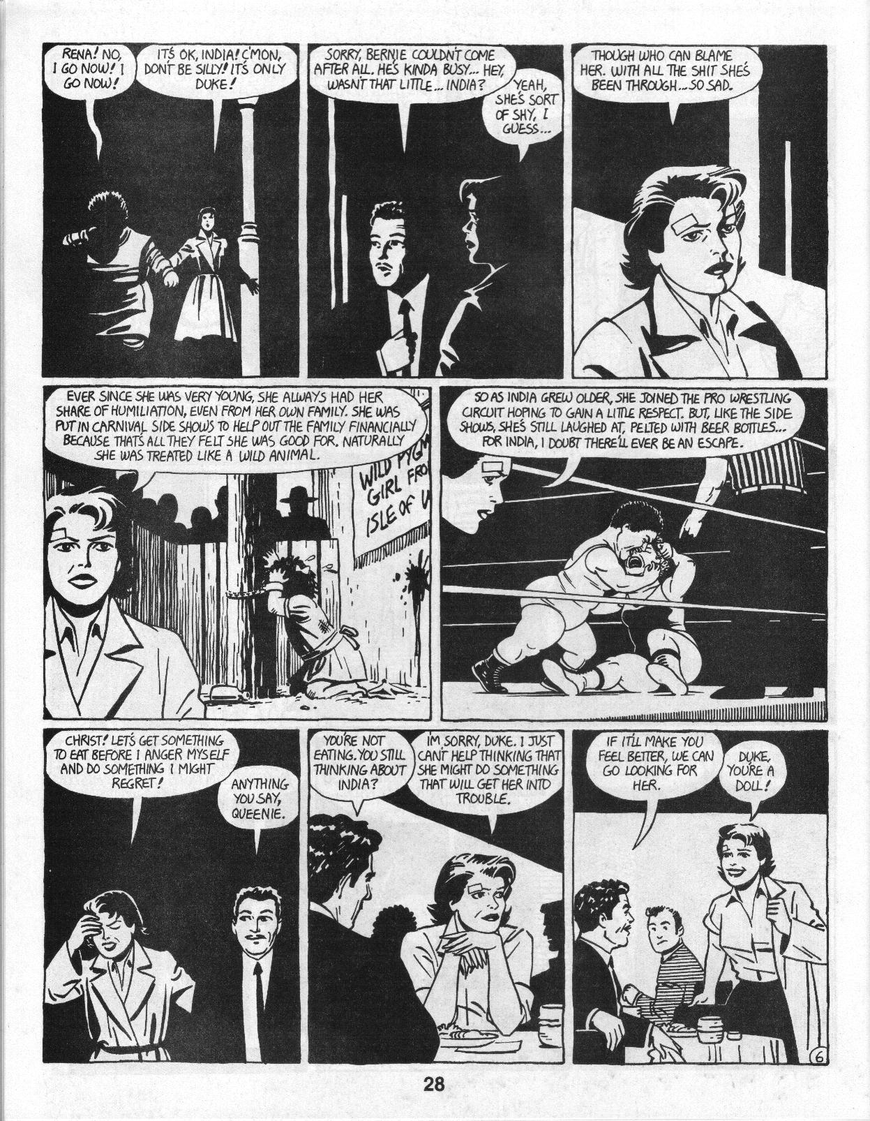 Read online Love and Rockets (1982) comic -  Issue #14 - 30