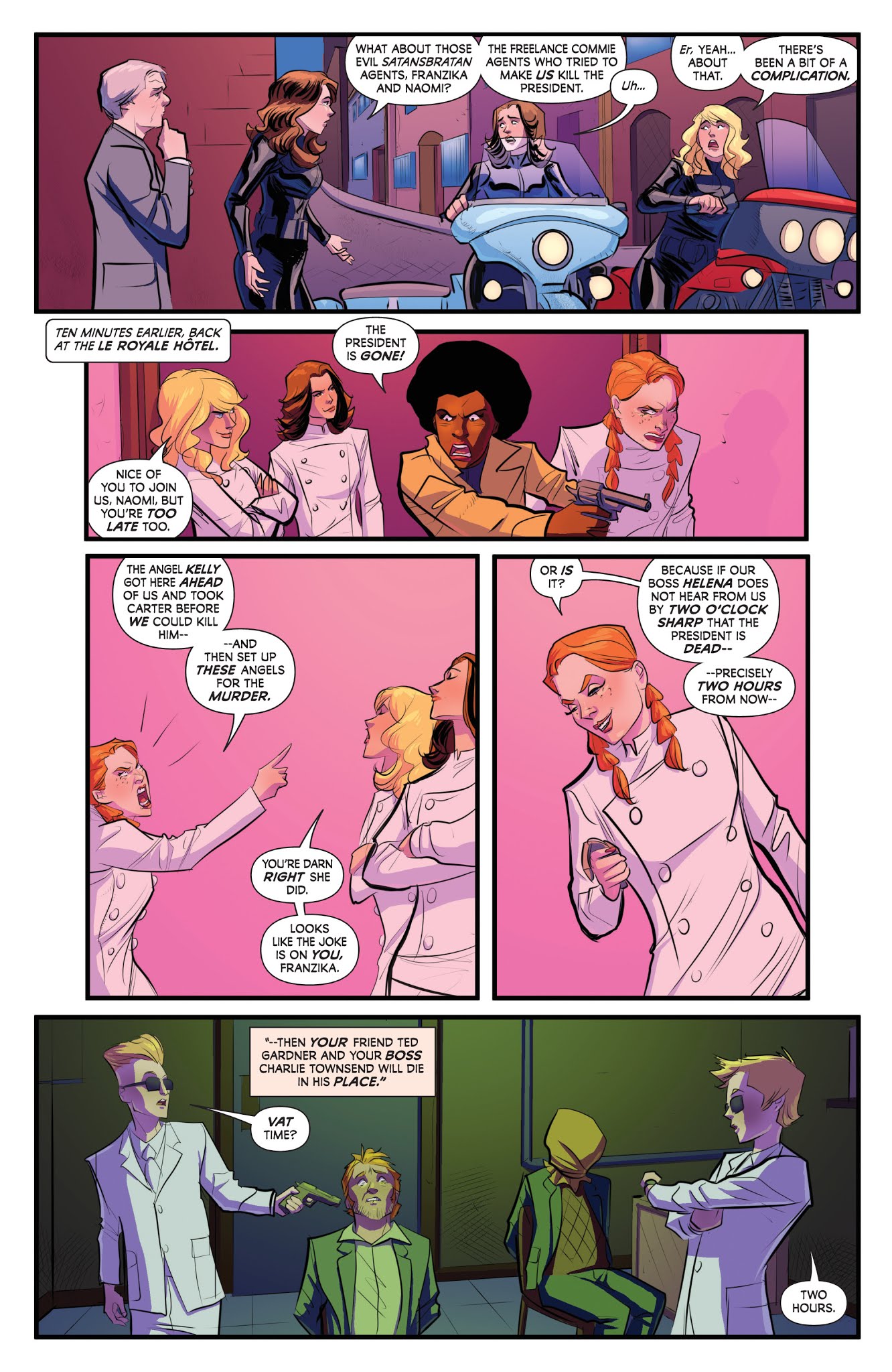 Read online Charlie's Angels comic -  Issue #5 - 6