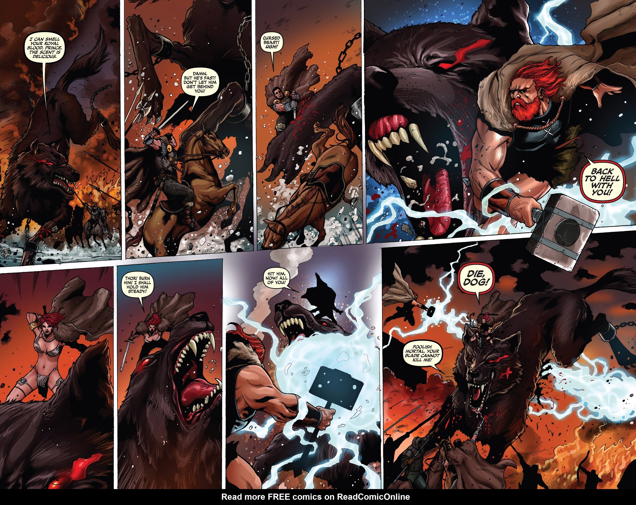 Read online Red Sonja: Revenge of the Gods comic -  Issue #4 - 9