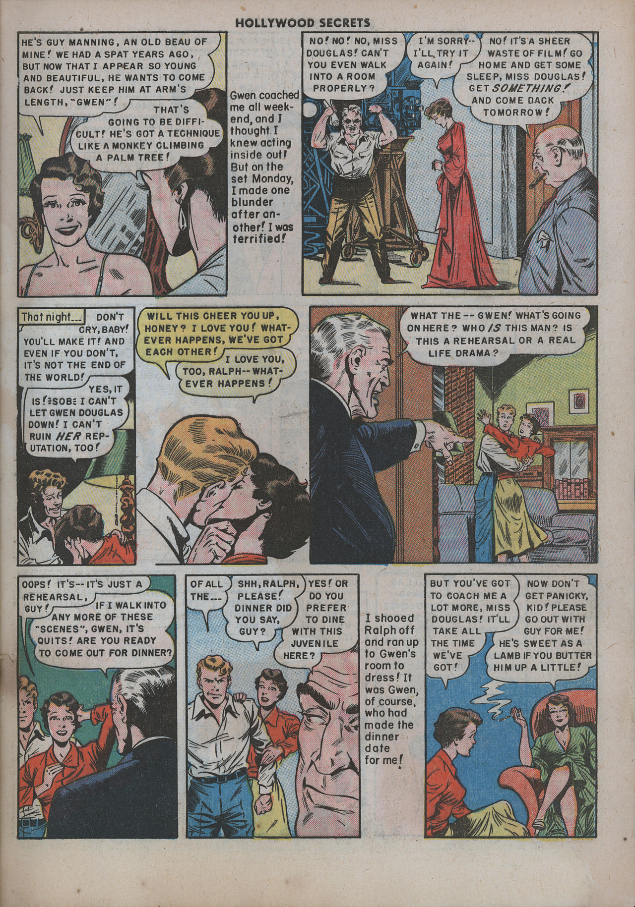 Read online Hollywood Secrets comic -  Issue #6 - 9