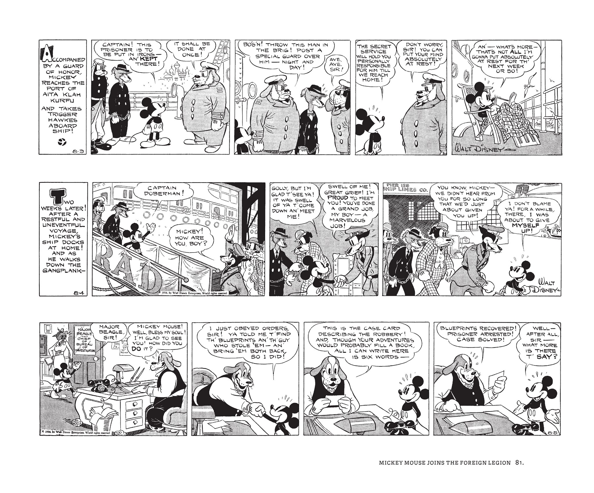 Read online Walt Disney's Mickey Mouse by Floyd Gottfredson comic -  Issue # TPB 4 (Part 1) - 81
