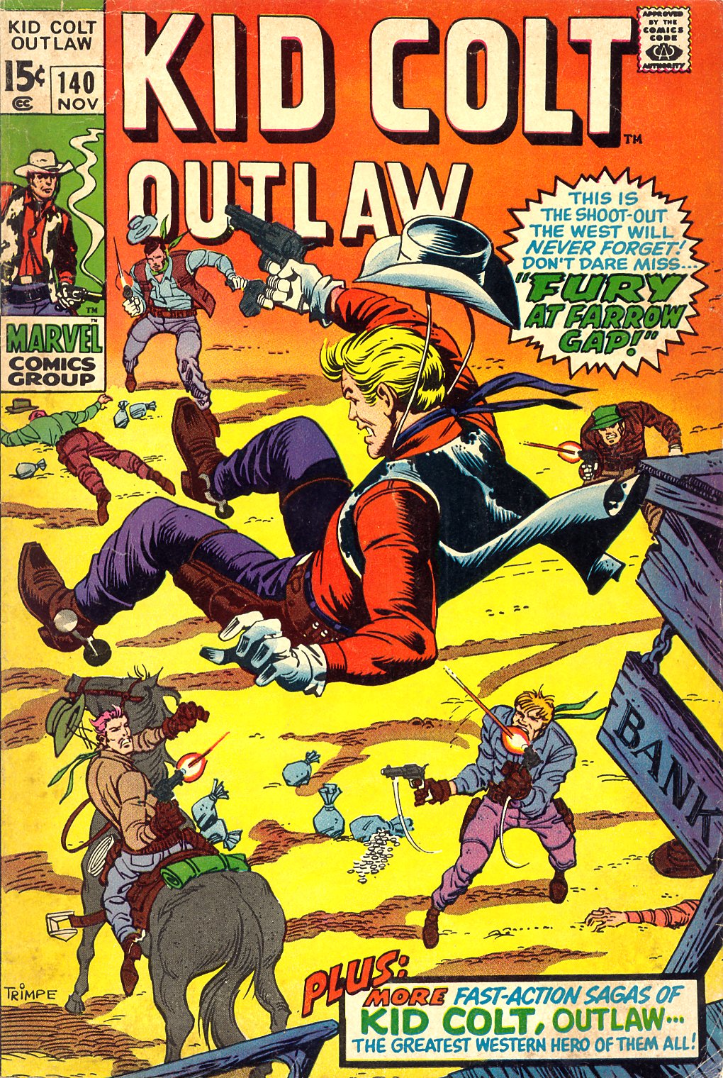 Read online Kid Colt Outlaw comic -  Issue #140 - 1