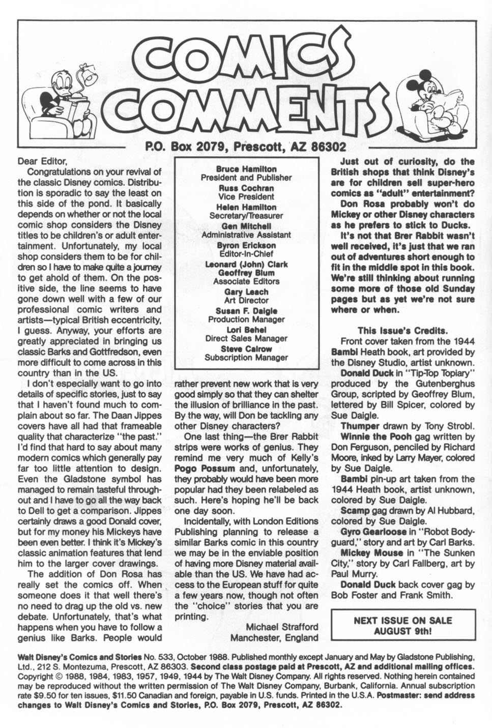 Read online Walt Disney's Comics and Stories comic -  Issue #533 - 2