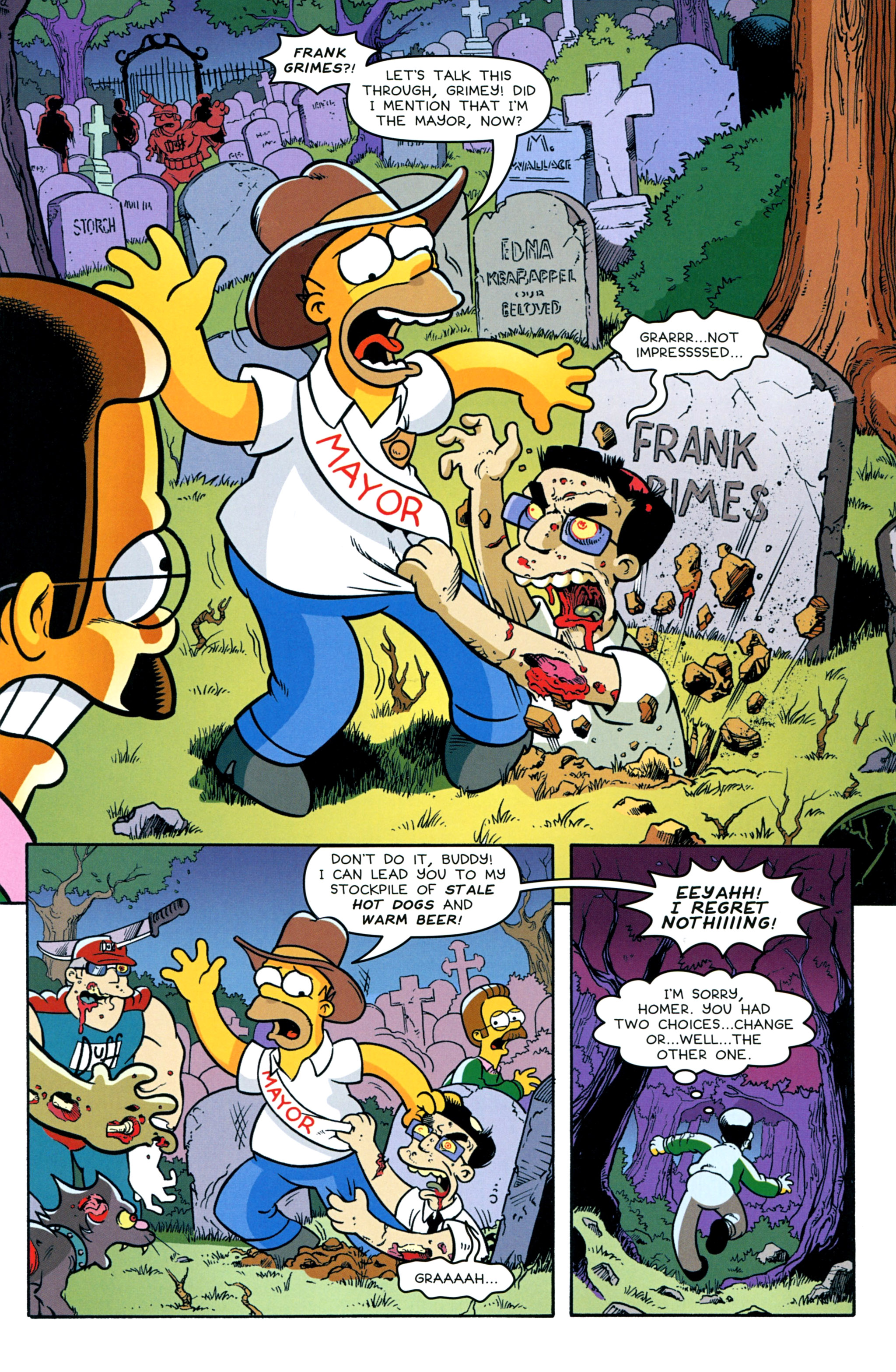 Read online Treehouse of Horror comic -  Issue #20 - 21