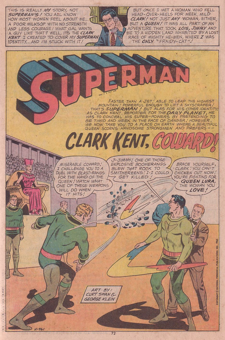 Read online Superman (1939) comic -  Issue #278 - 72