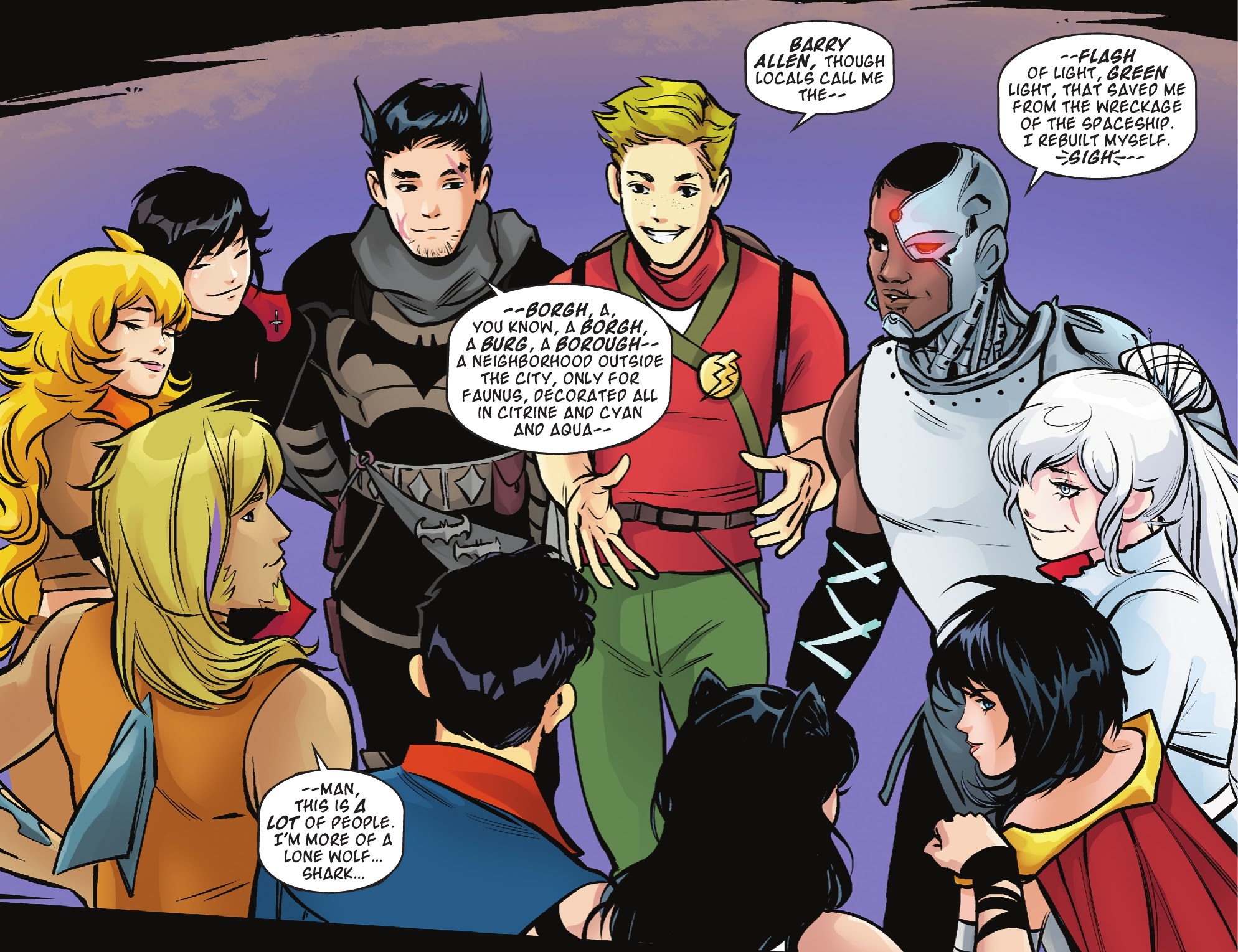Read online RWBY/Justice League comic -  Issue #8 - 5