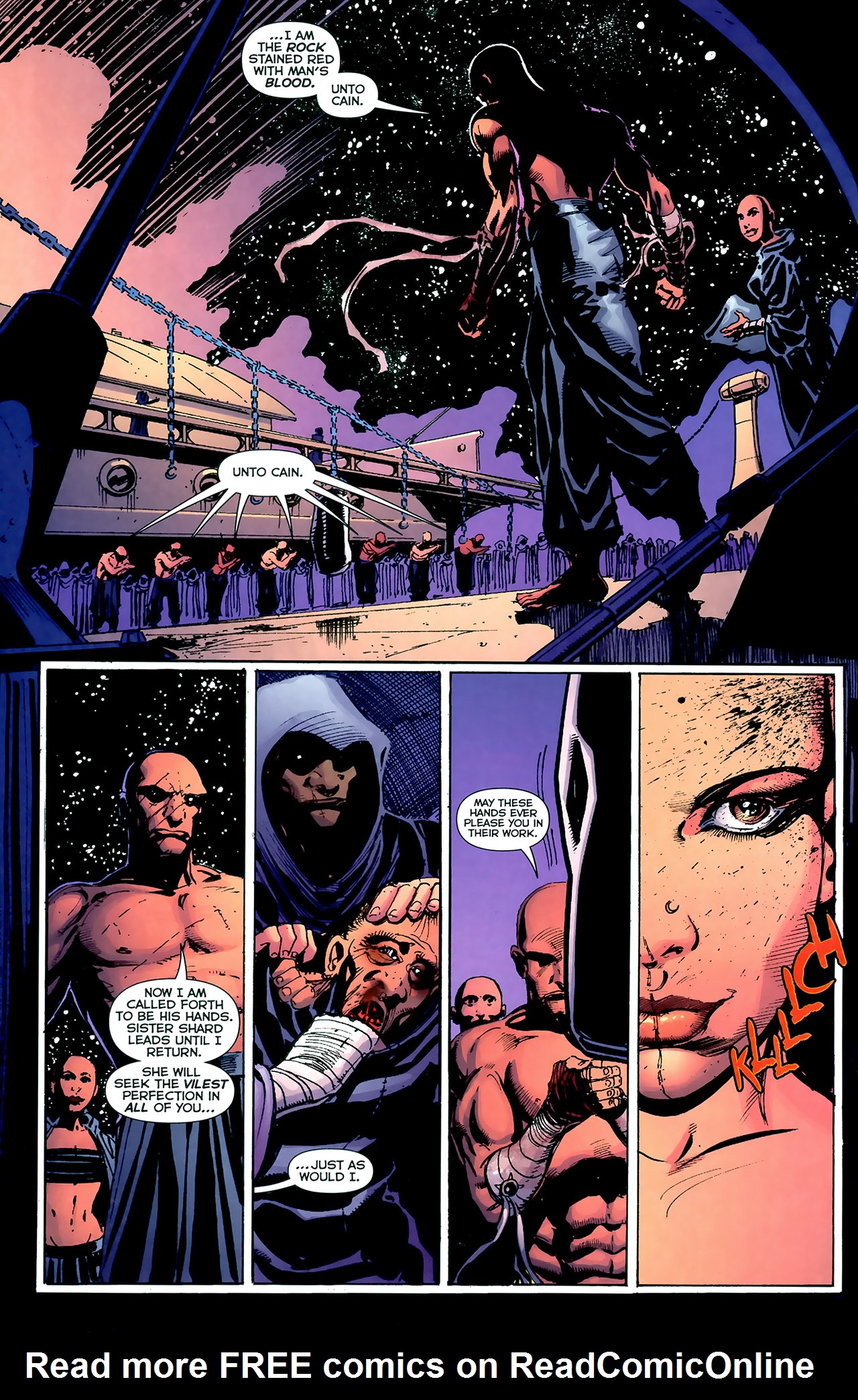 Read online Crime Bible: The Five Lessons of Blood comic -  Issue #1 - 4