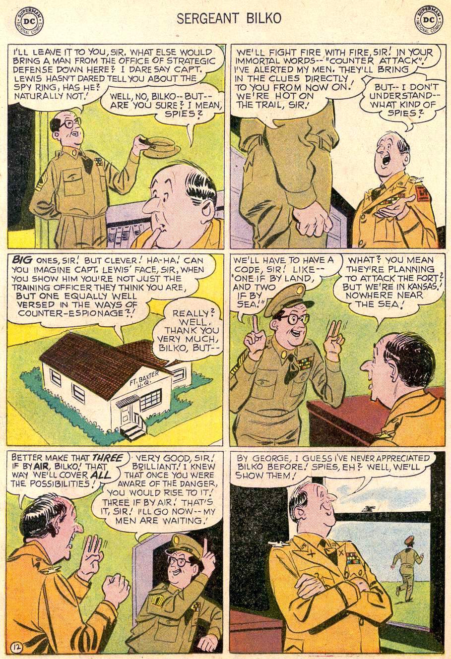 Read online Sergeant Bilko comic -  Issue #11 - 16