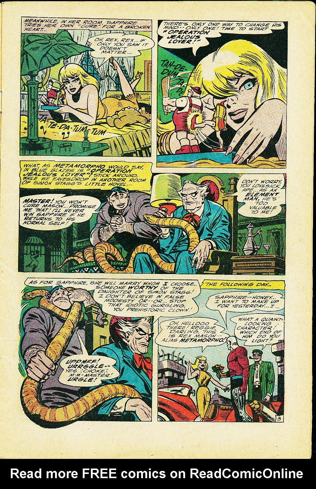 Read online Metamorpho comic -  Issue #4 - 5