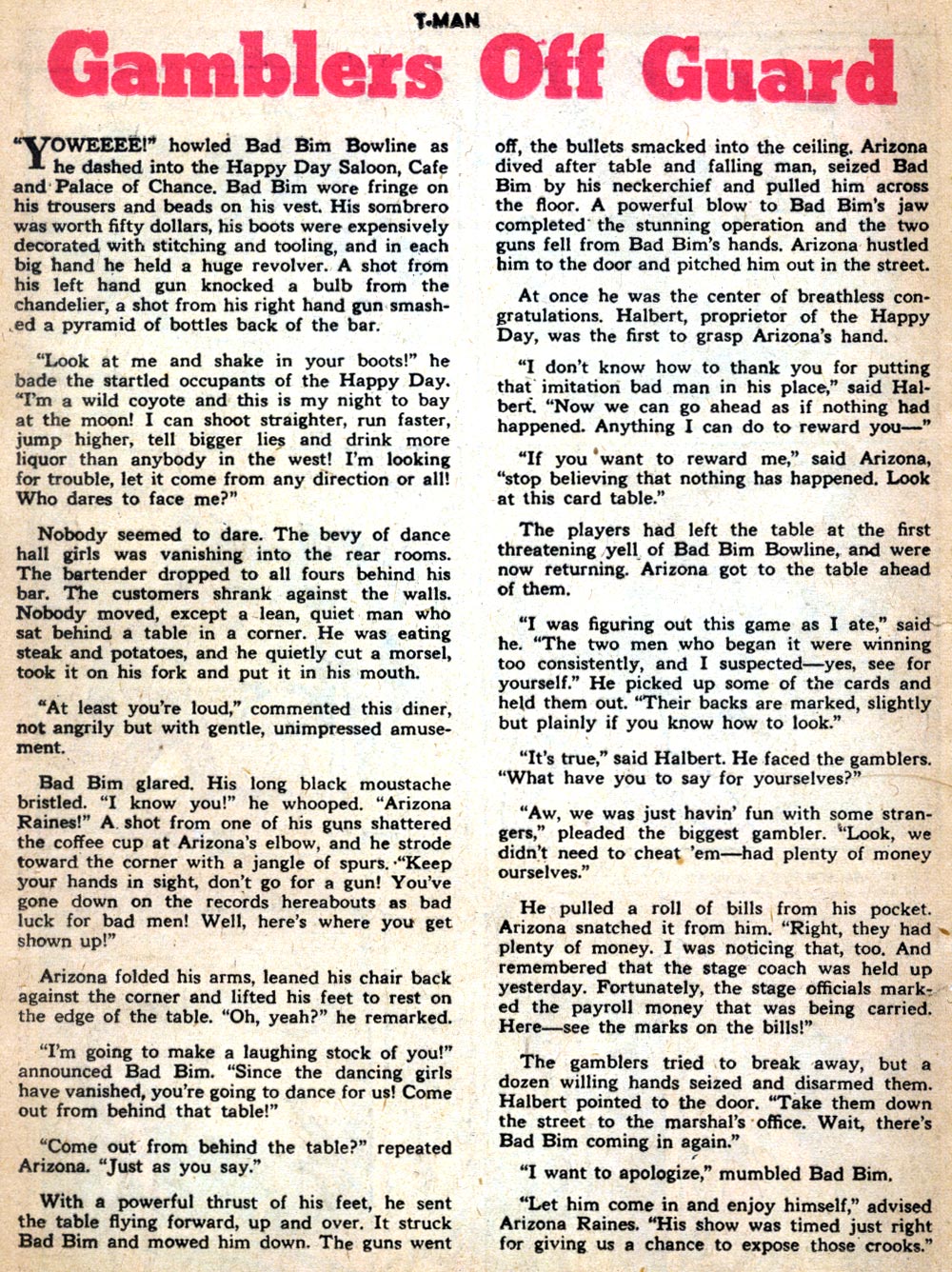 Read online T-Man: World Wide Trouble Shooter comic -  Issue #33 - 24