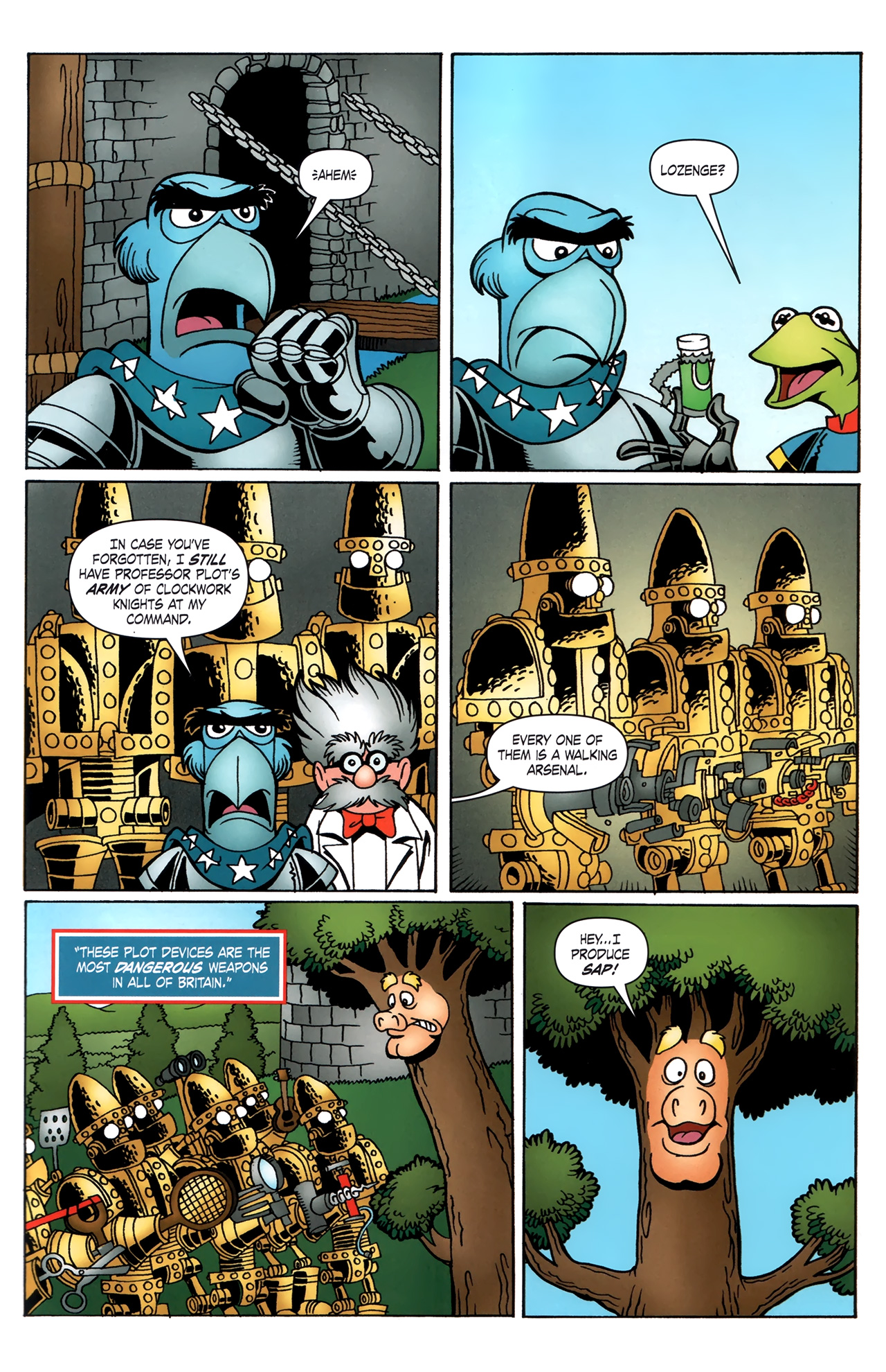 Read online Muppet King Arthur comic -  Issue #4 - 18