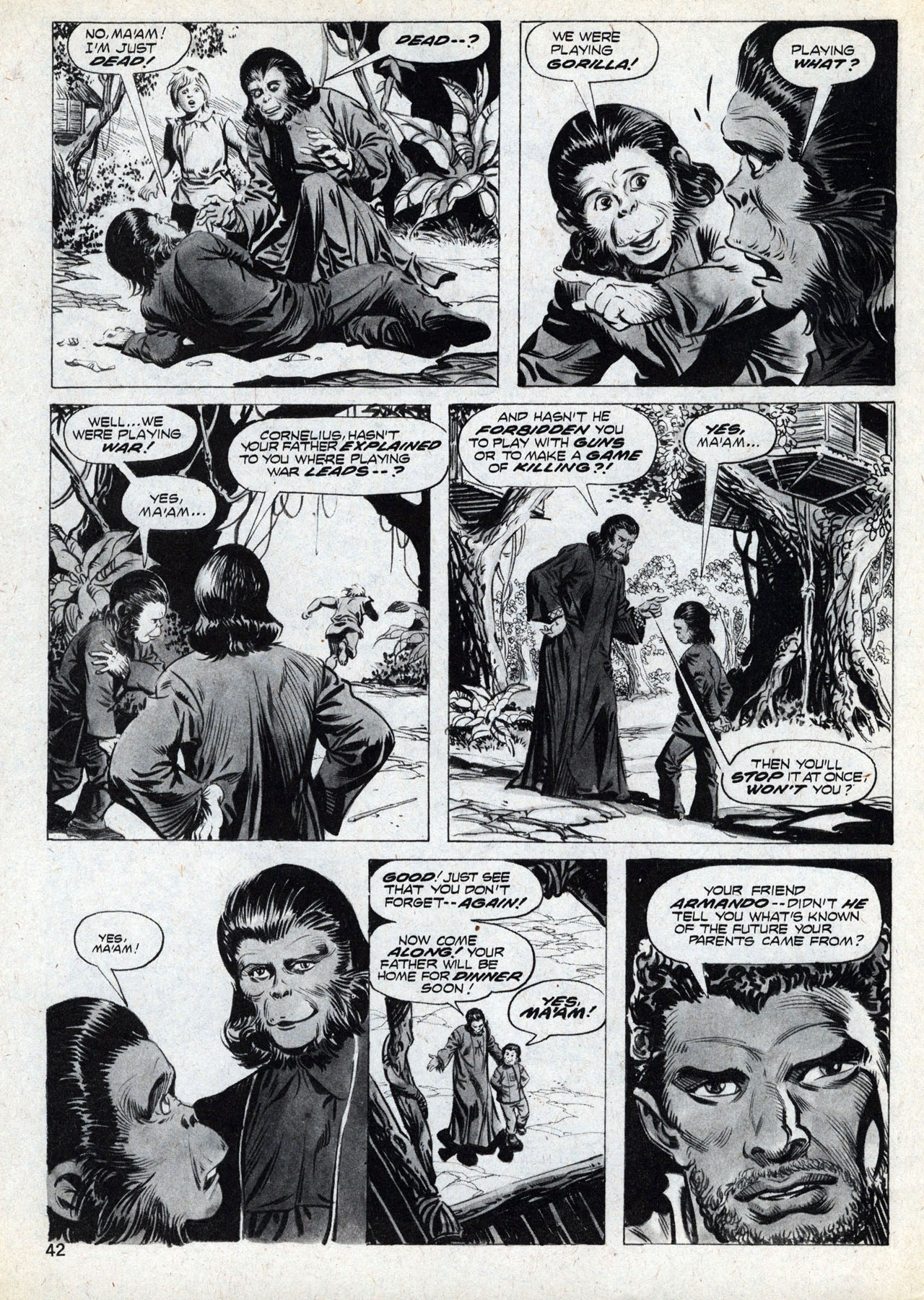 Read online Planet of the Apes comic -  Issue #23 - 42
