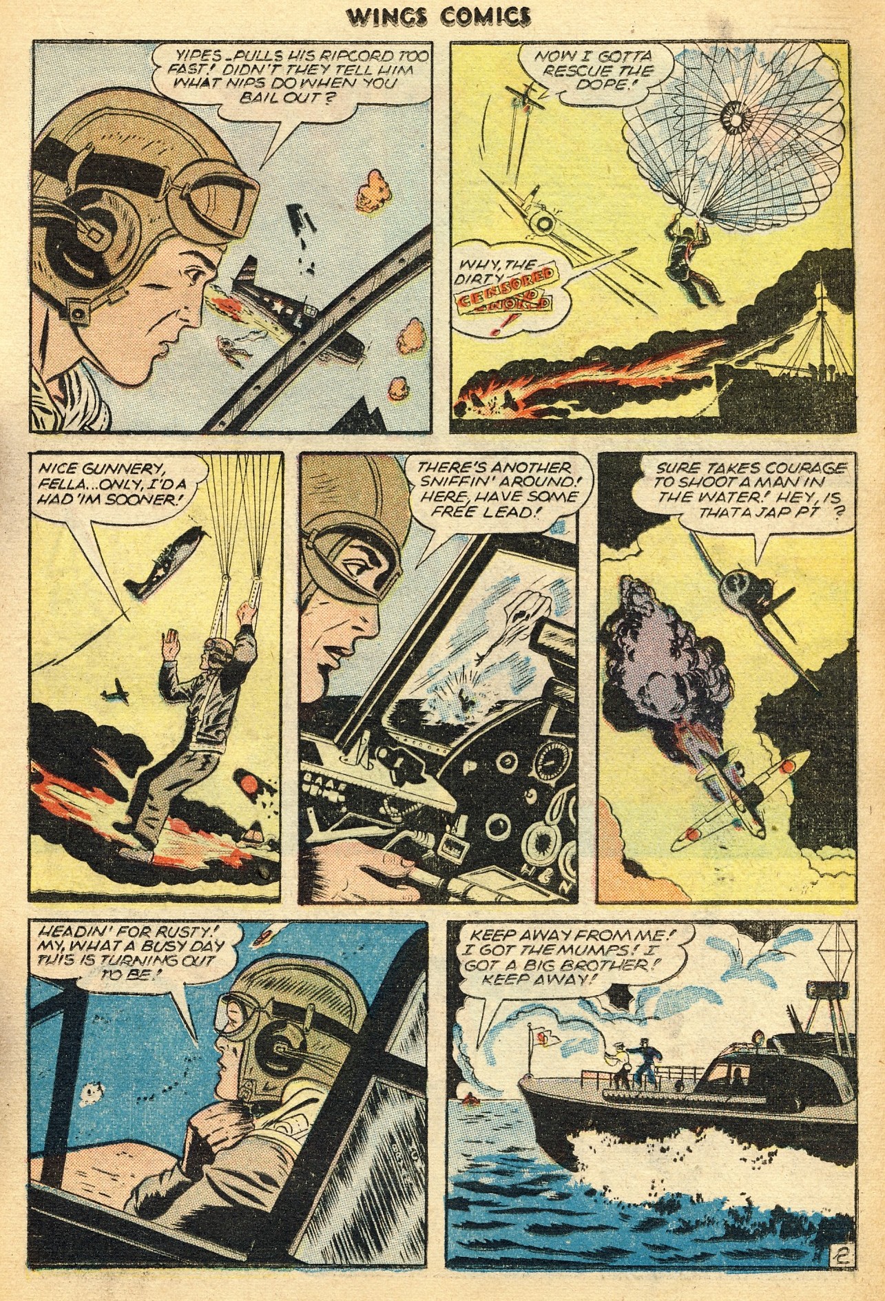 Read online Wings Comics comic -  Issue #65 - 19