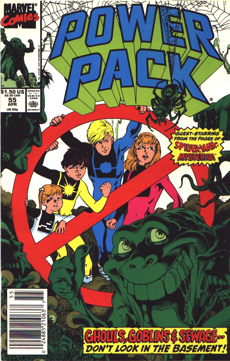 Read online Power Pack (1984) comic -  Issue #55 - 1