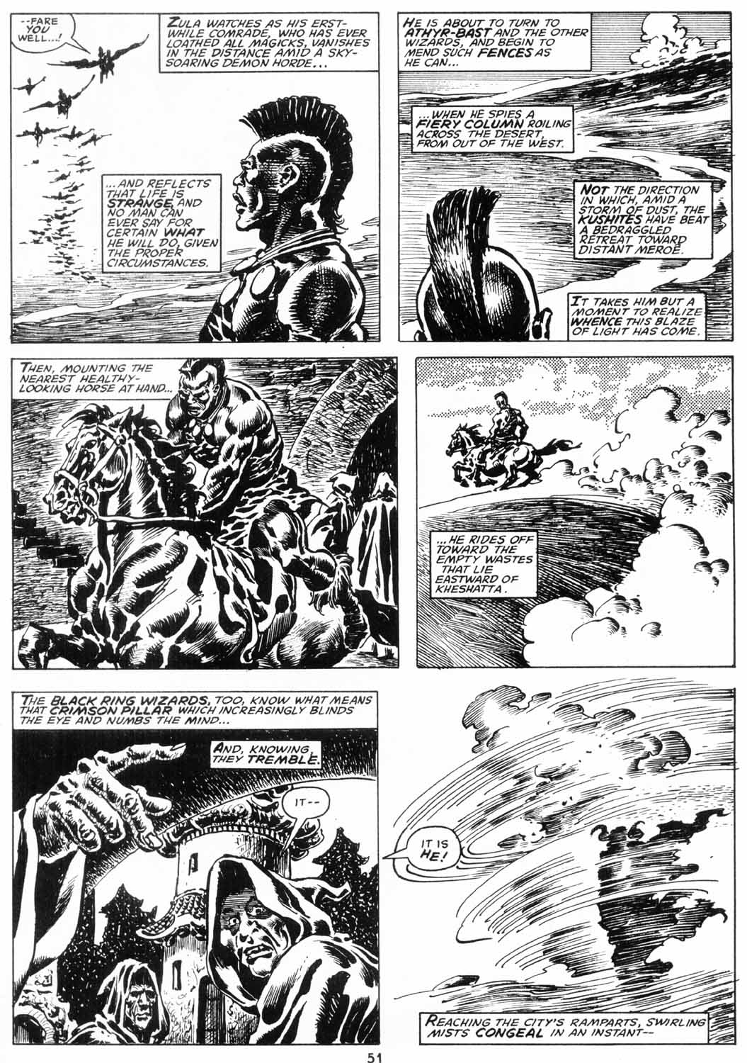 Read online The Savage Sword Of Conan comic -  Issue #206 - 52