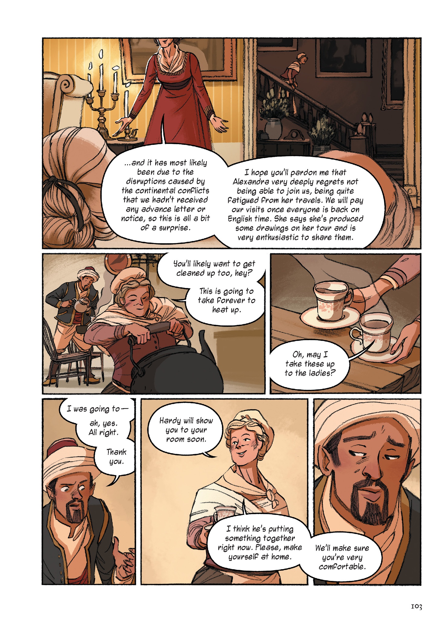 Read online Delilah Dirk and the King's Shilling comic -  Issue # TPB (Part 2) - 4