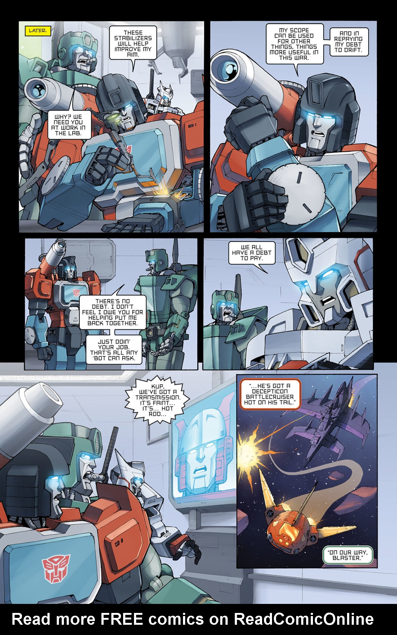 Read online The Transformers: All Hail Megatron comic -  Issue #15 - 18