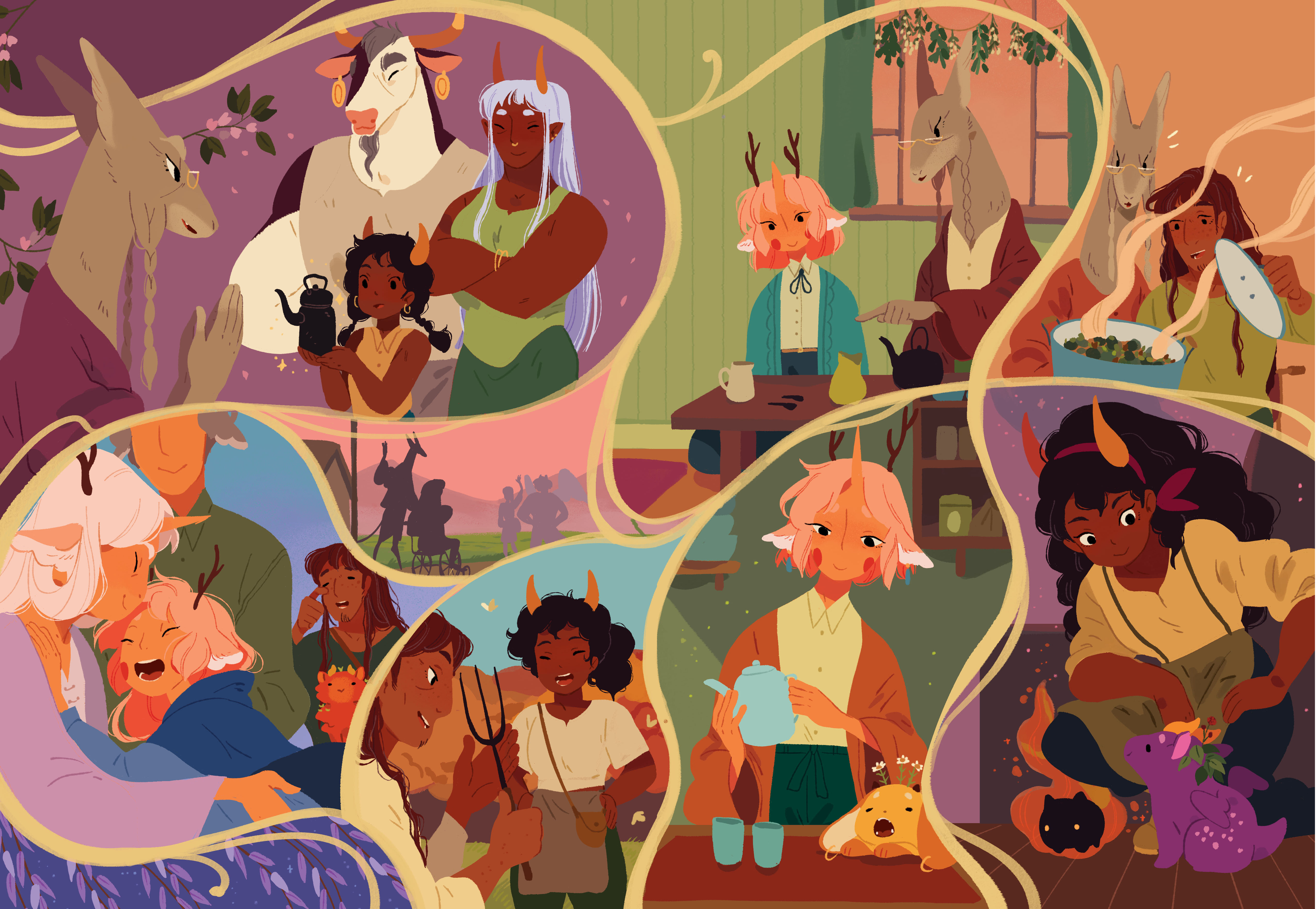 Read online The Tea Dragon Series comic -  Issue # The Tea Dragon Tapestry - 127