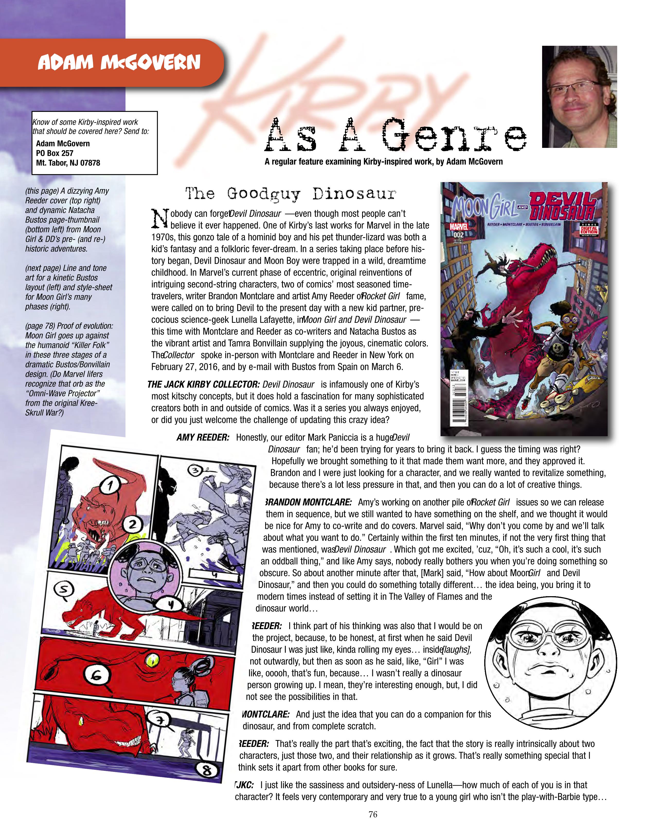 Read online The Jack Kirby Collector comic -  Issue #68 - 78