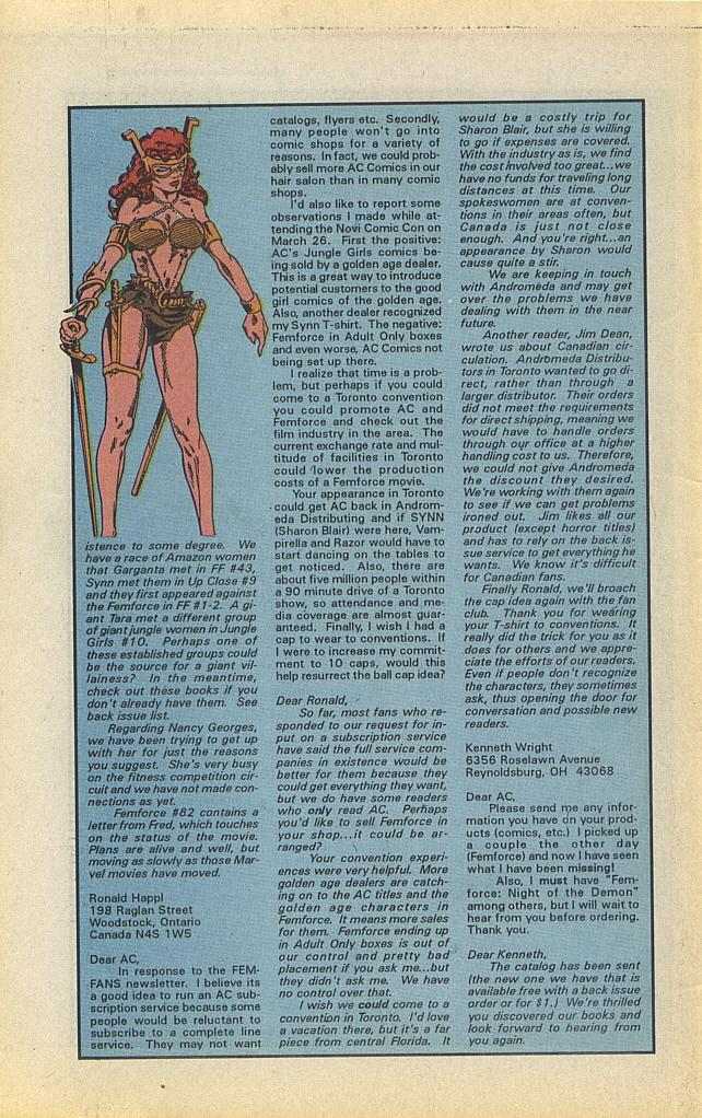 Read online Femforce comic -  Issue #83 - 34