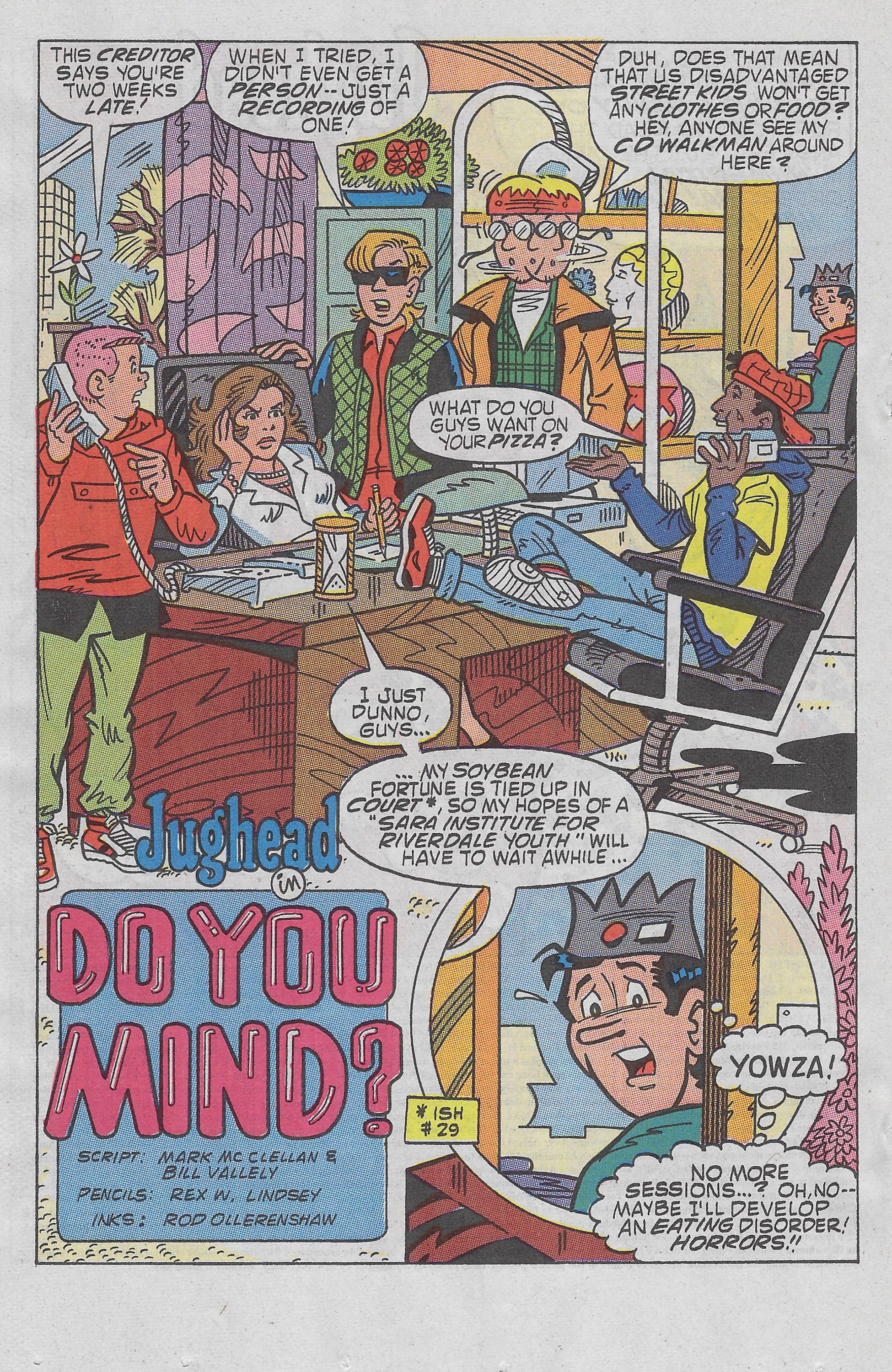Read online Jughead (1987) comic -  Issue #32 - 20