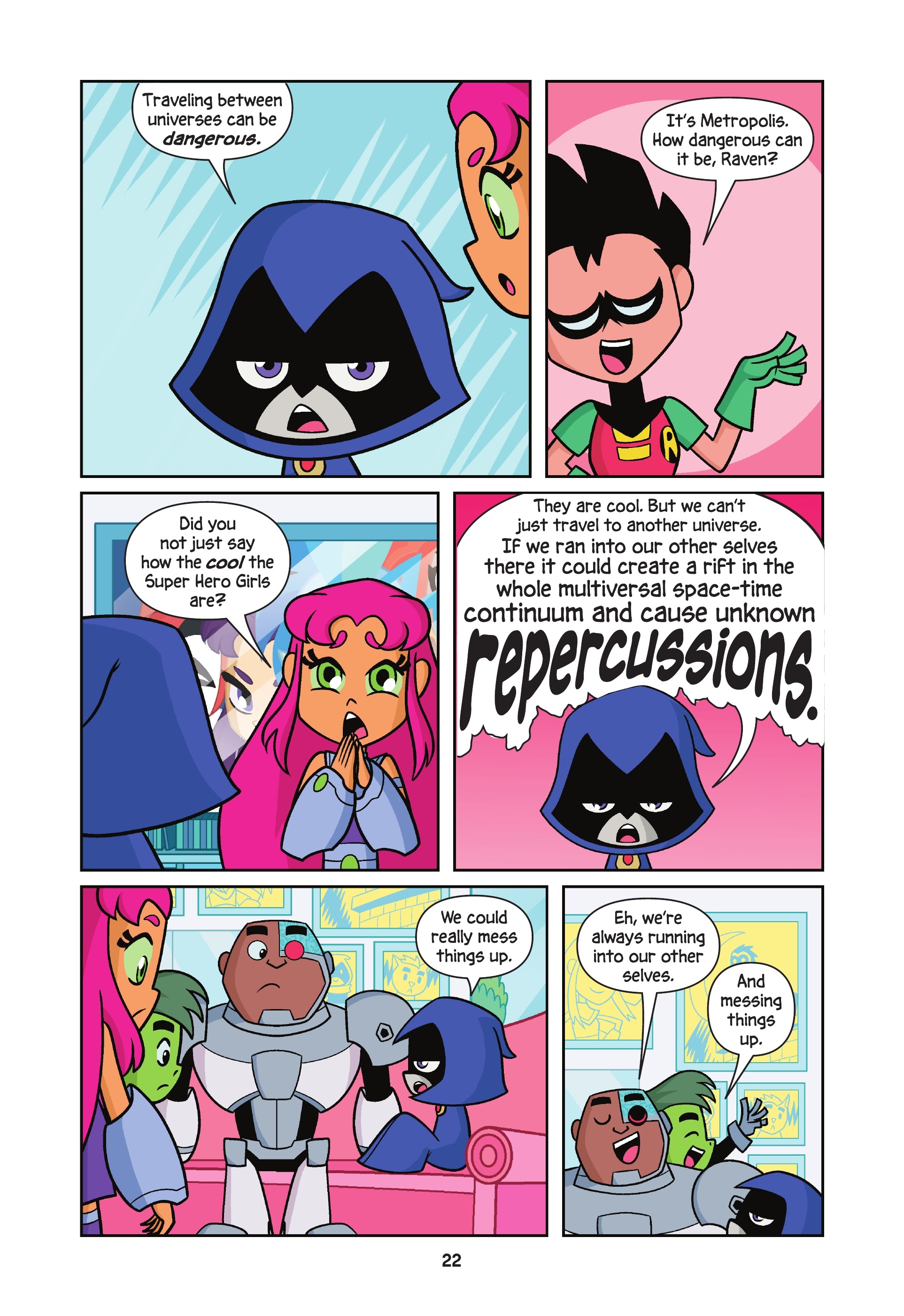 Read online Teen Titans Go!/DC Super Hero Girls: Exchange Students comic -  Issue # TPB (Part 1) - 21