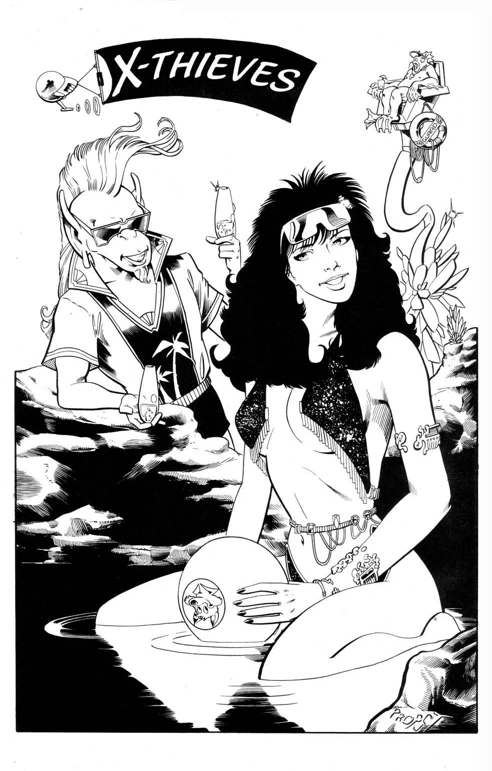 Read online Aristocratic Xtraterrestrial Time-Traveling Thieves comic -  Issue #9 - 24