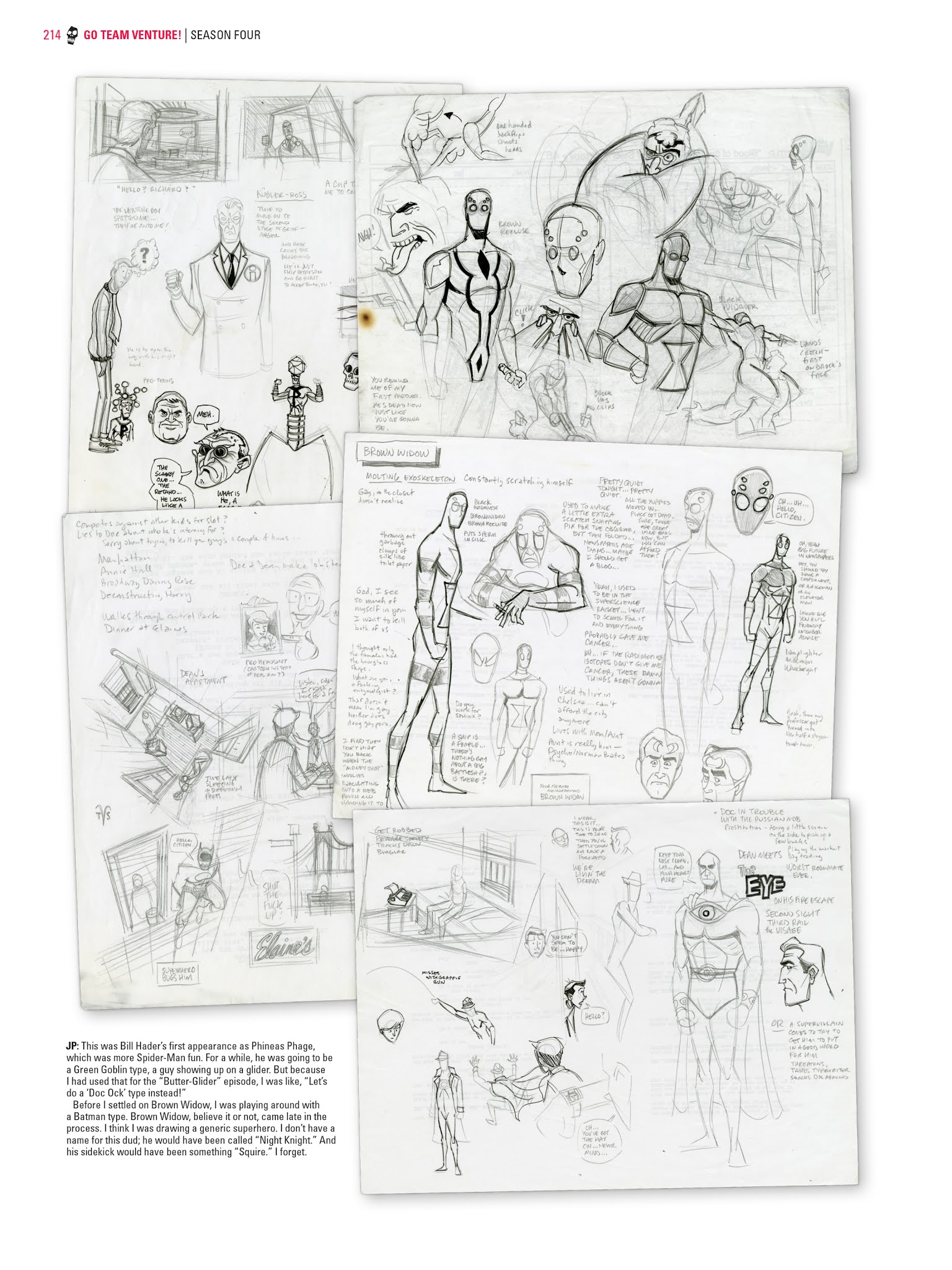 Read online Go Team Venture!: The Art and Making of The Venture Bros. comic -  Issue # TPB (Part 3) - 13