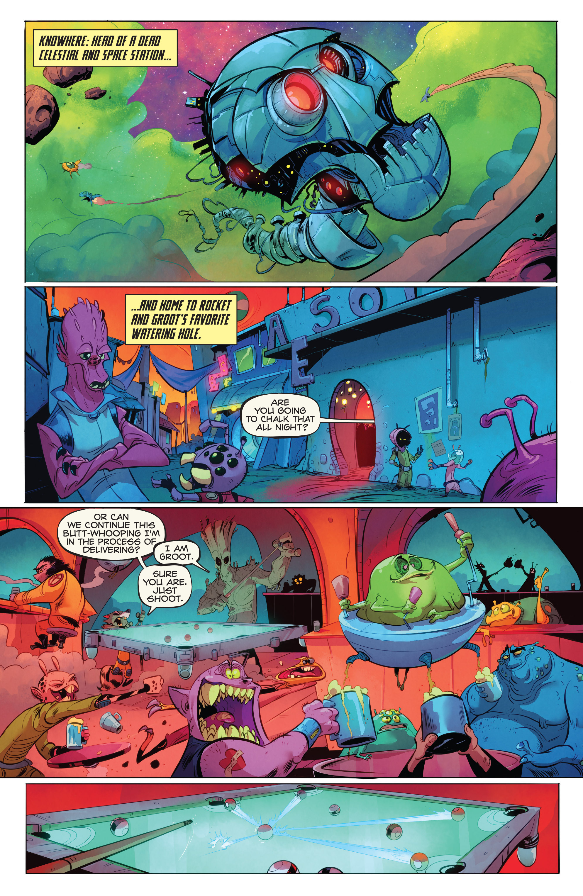 Read online Rocket Raccoon & Groot comic -  Issue #6 - 3
