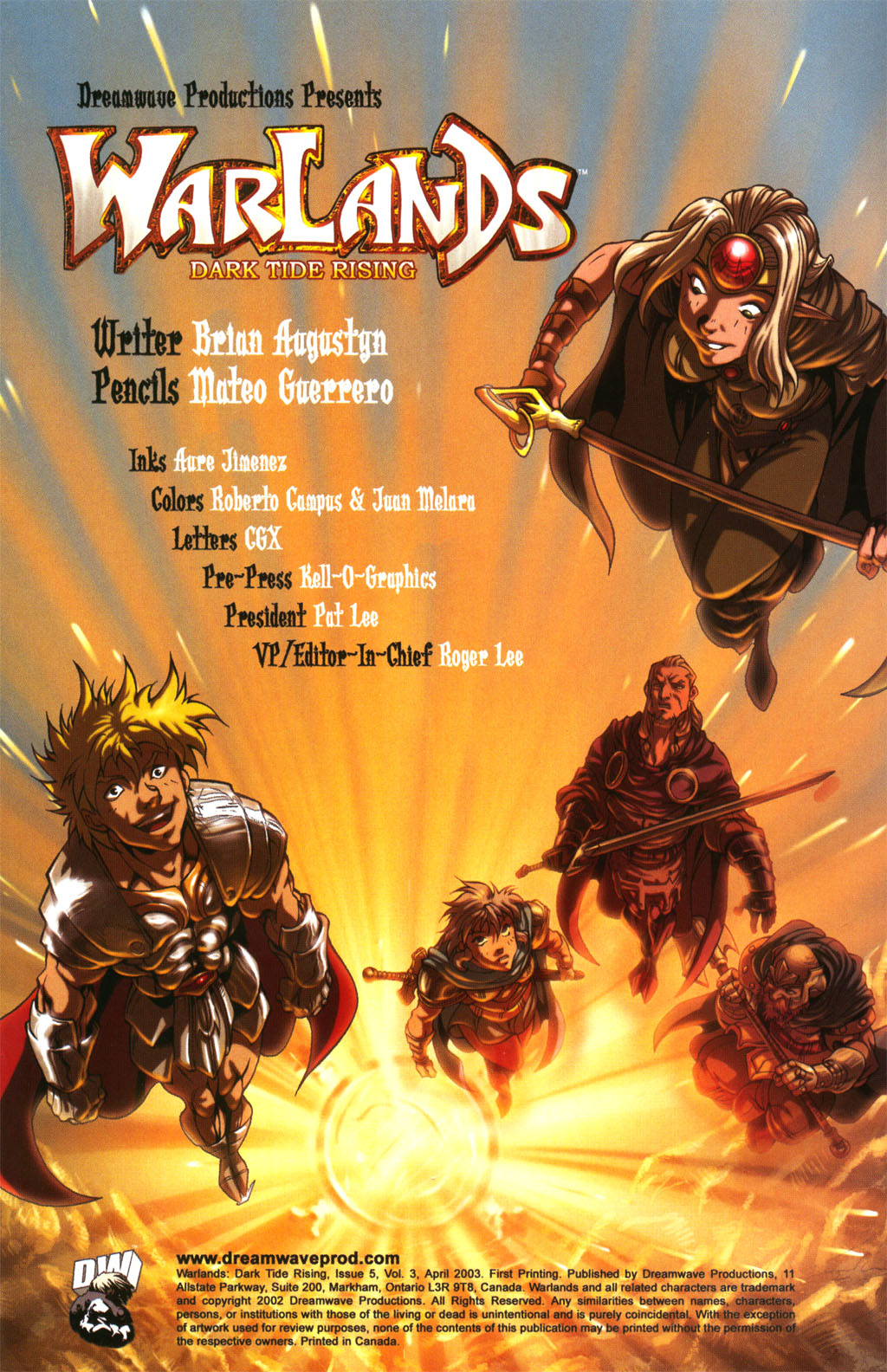 Read online Warlands: Dark Tide Rising comic -  Issue #5 - 1
