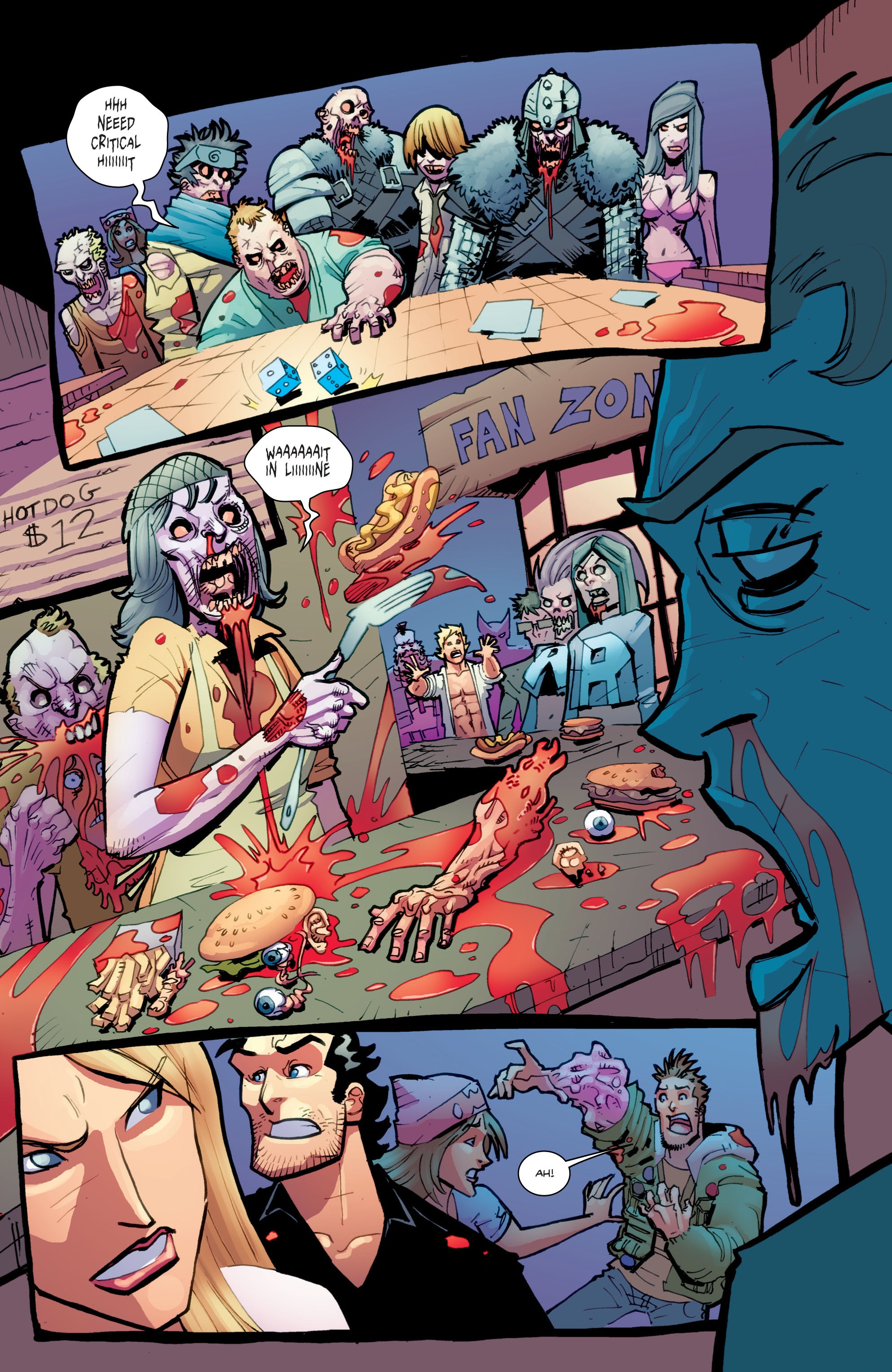 Read online Fanboys vs. Zombies comic -  Issue #3 - 22