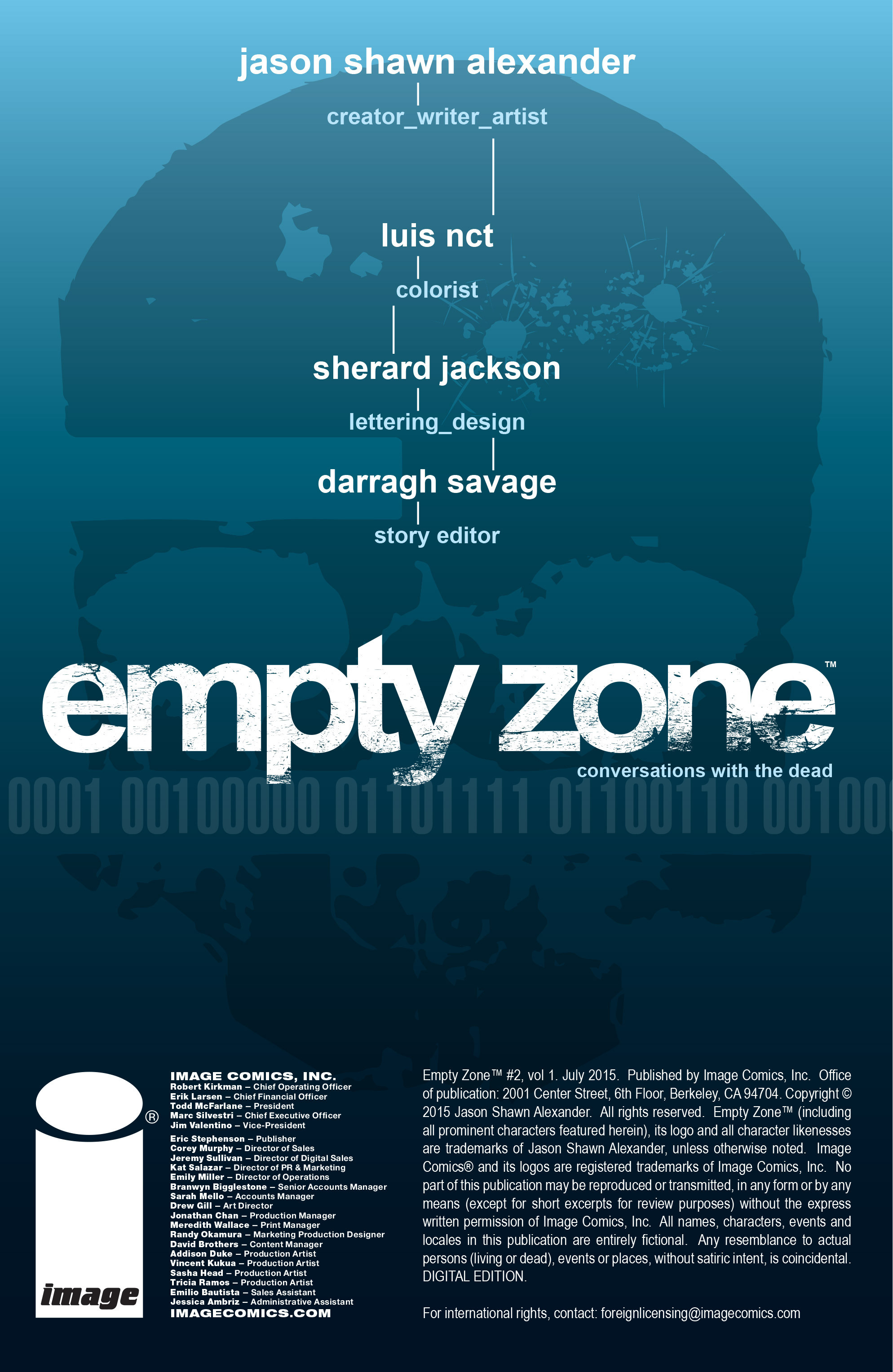 Read online Empty Zone (2015) comic -  Issue #2 - 2