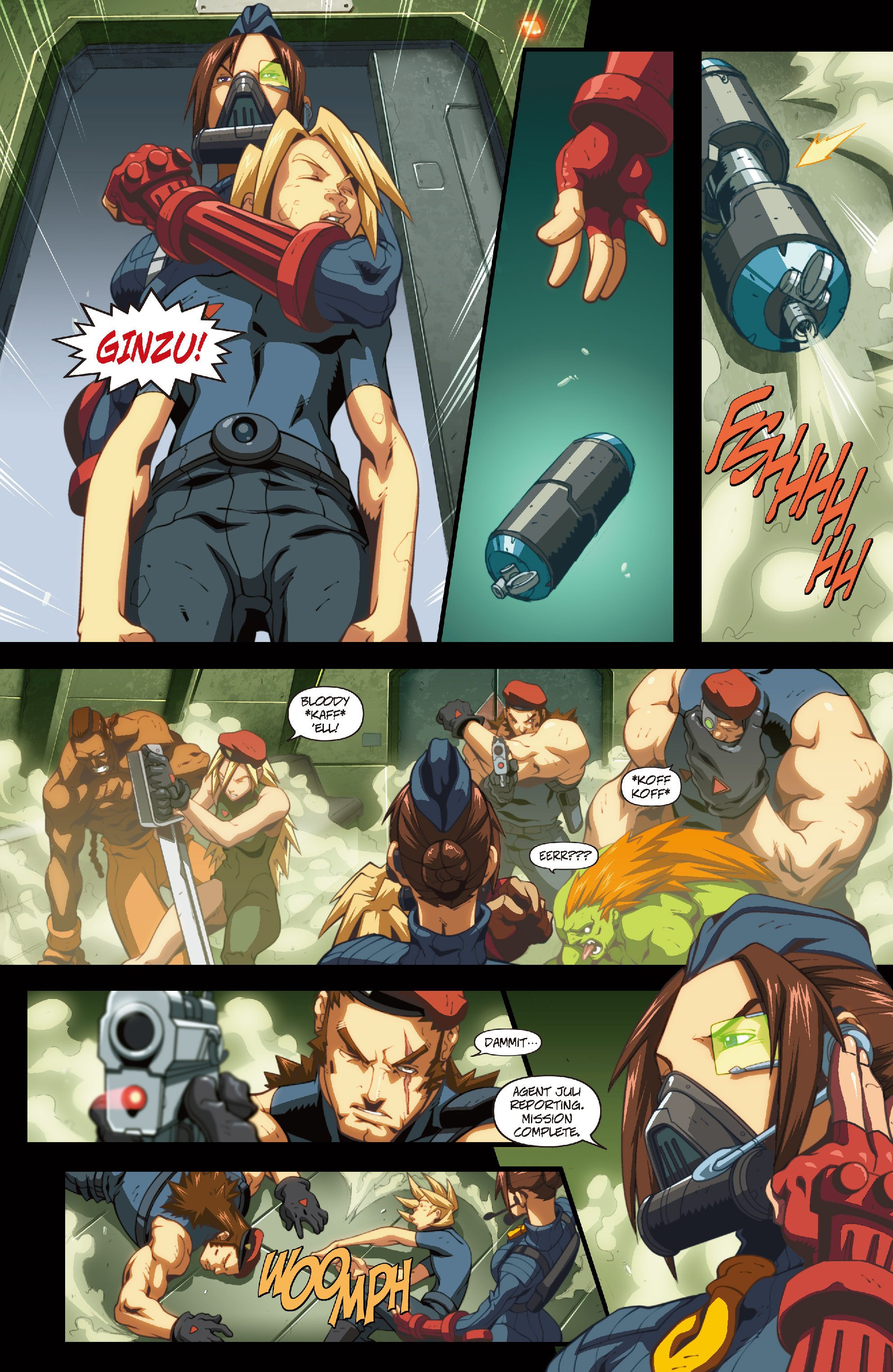 Read online Street Fighter II comic -  Issue #5 - 7