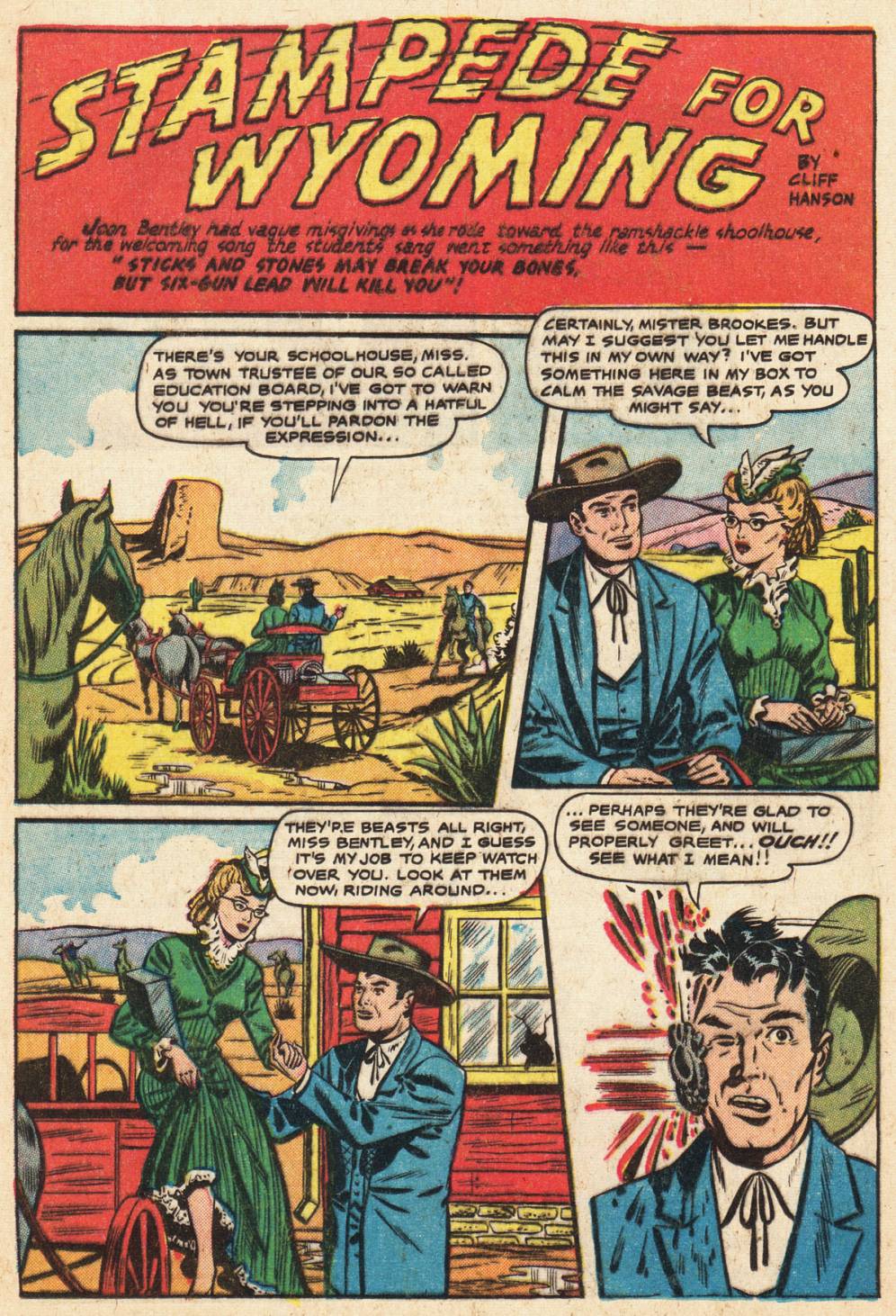 Read online Cowgirl Romances (1950) comic -  Issue #5 - 21