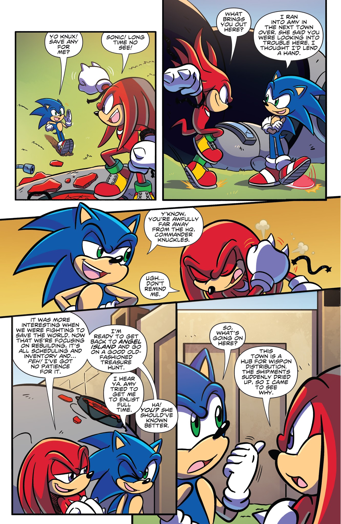 Read online Sonic the Hedgehog (2018) comic -  Issue #3 - 4
