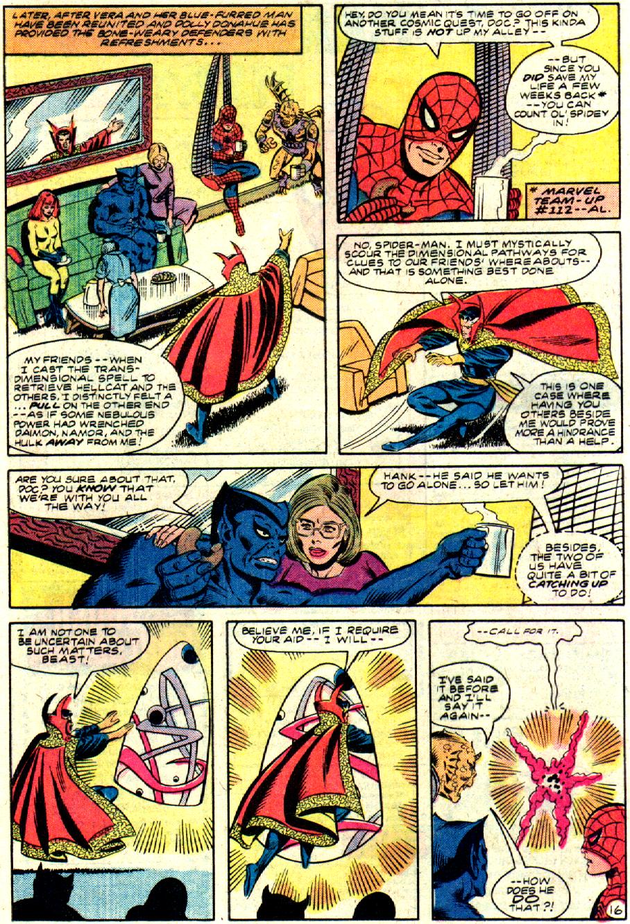 Read online The Defenders (1972) comic -  Issue #109 - 17