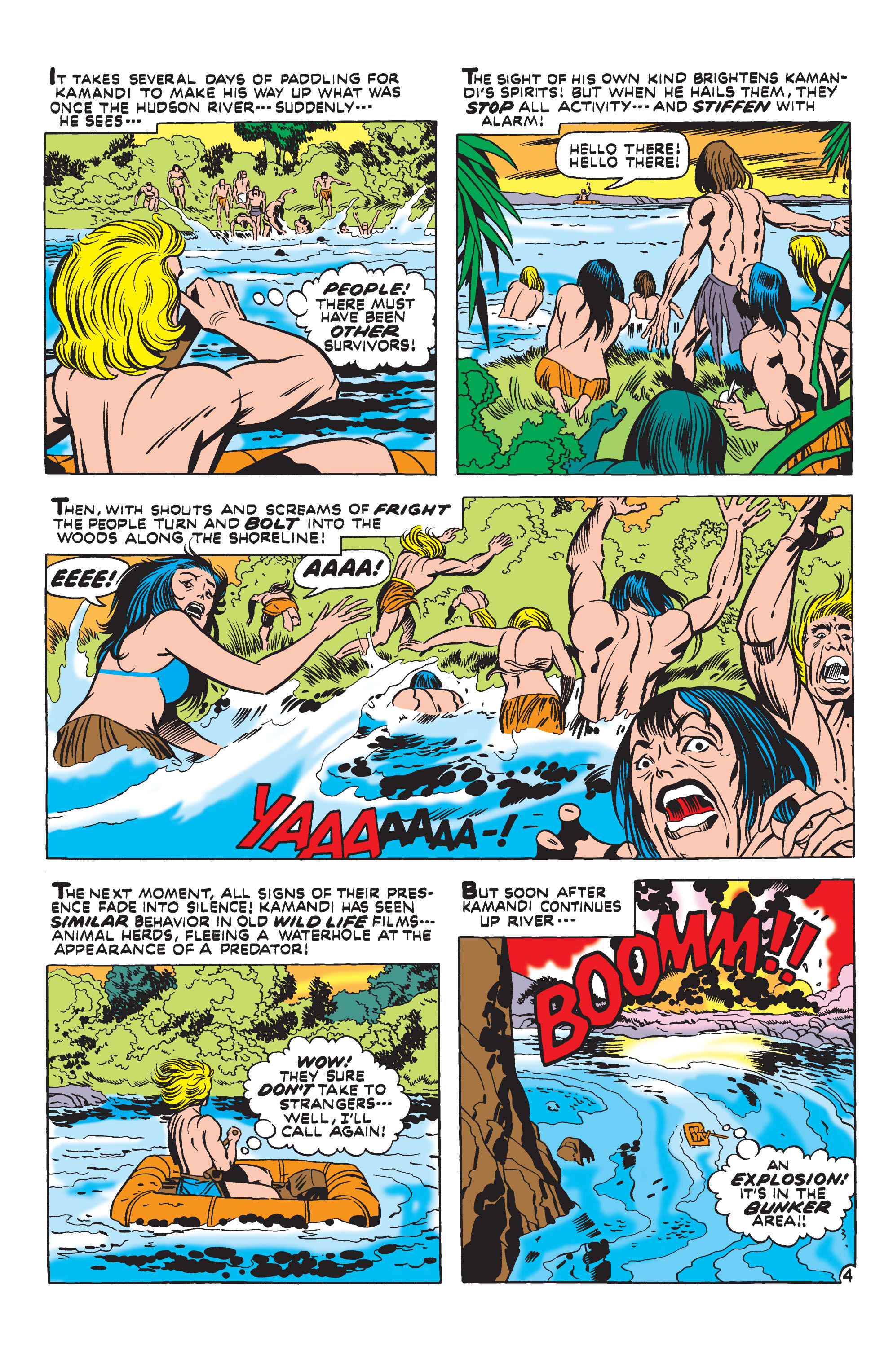 Read online Kamandi, The Last Boy On Earth comic -  Issue #1 - 4