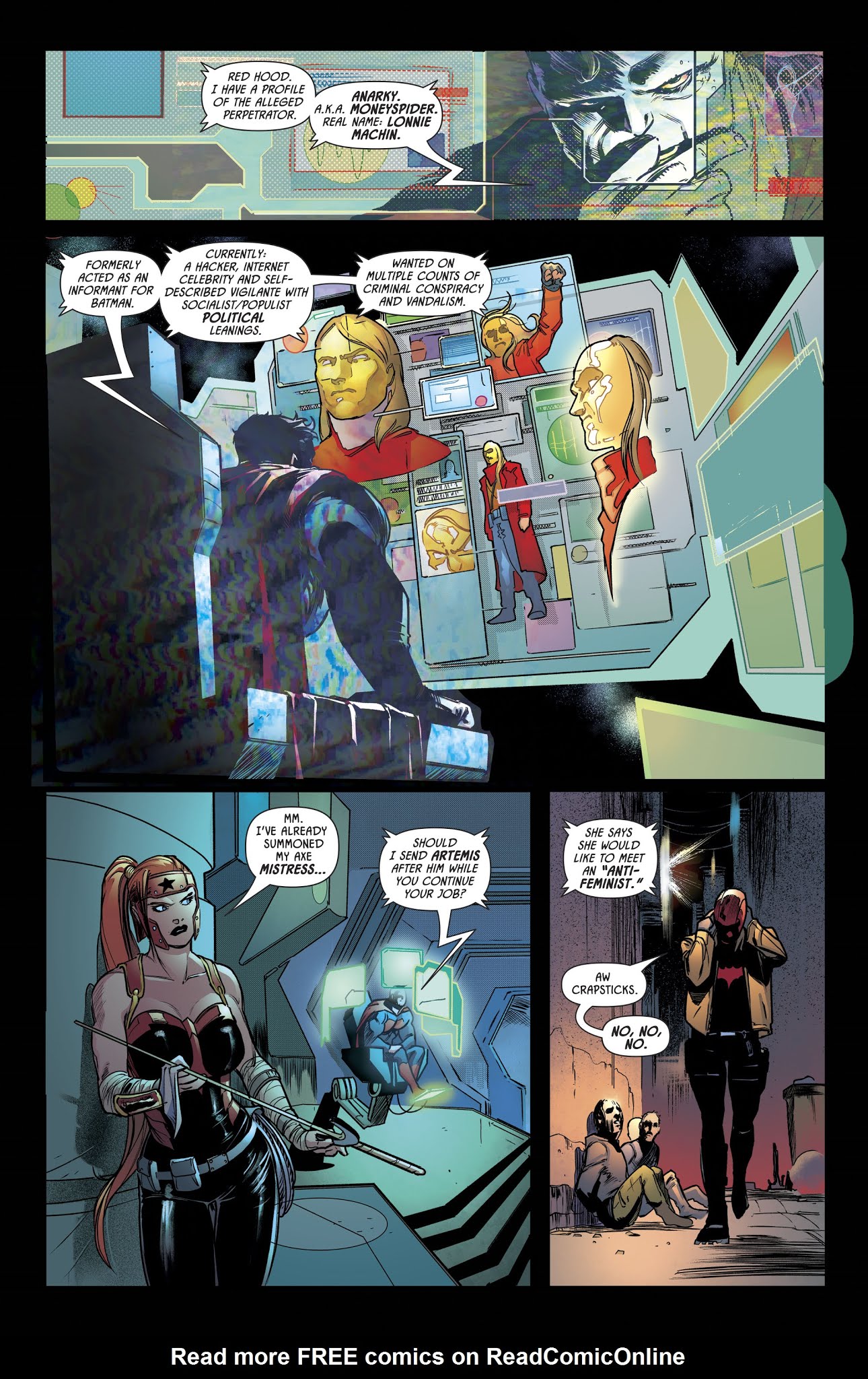Read online Batman: Prelude to the Wedding: Red Hood vs. Anarky comic -  Issue # Full - 9
