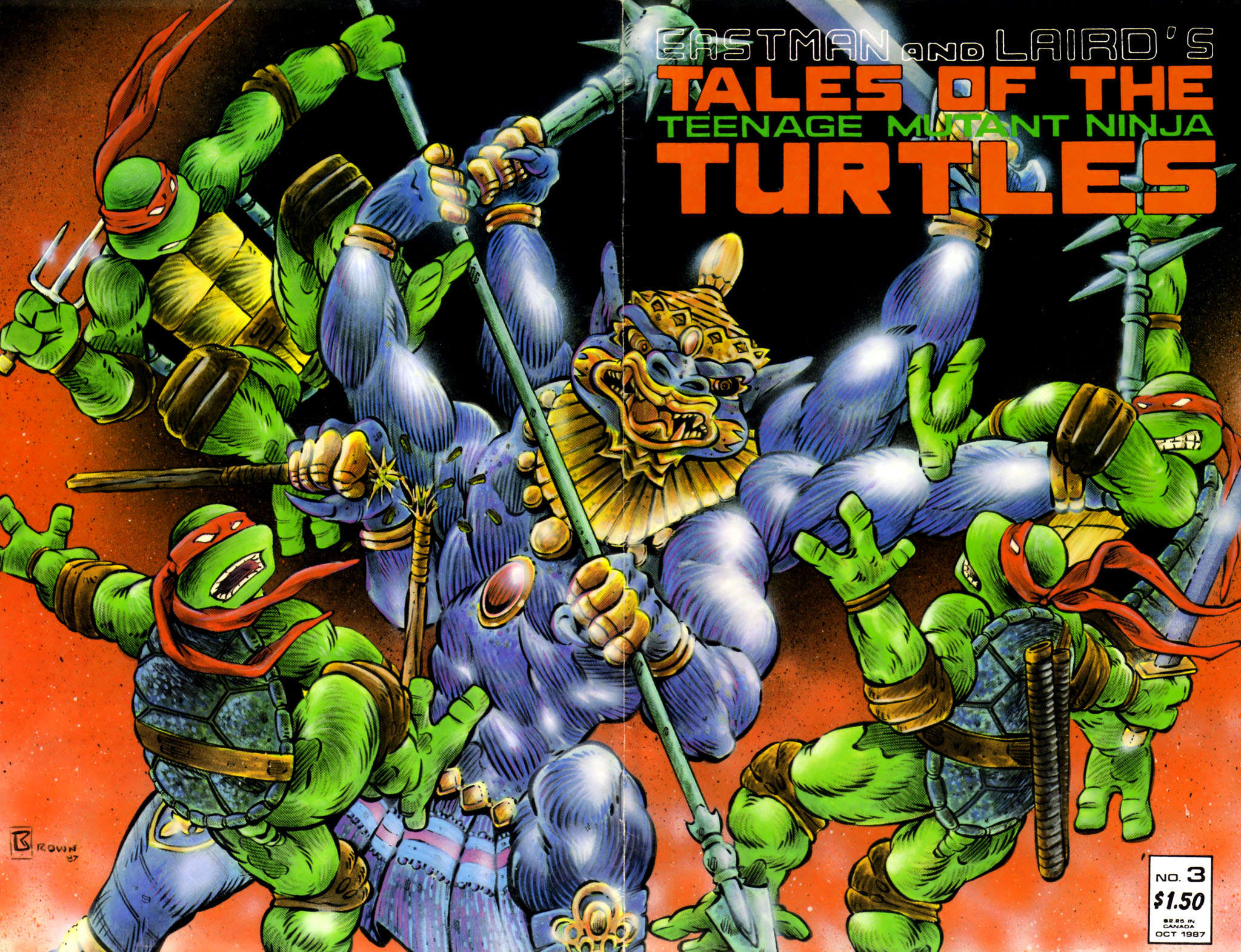 Read online Tales of the Teenage Mutant Ninja Turtles comic -  Issue #3 - 1